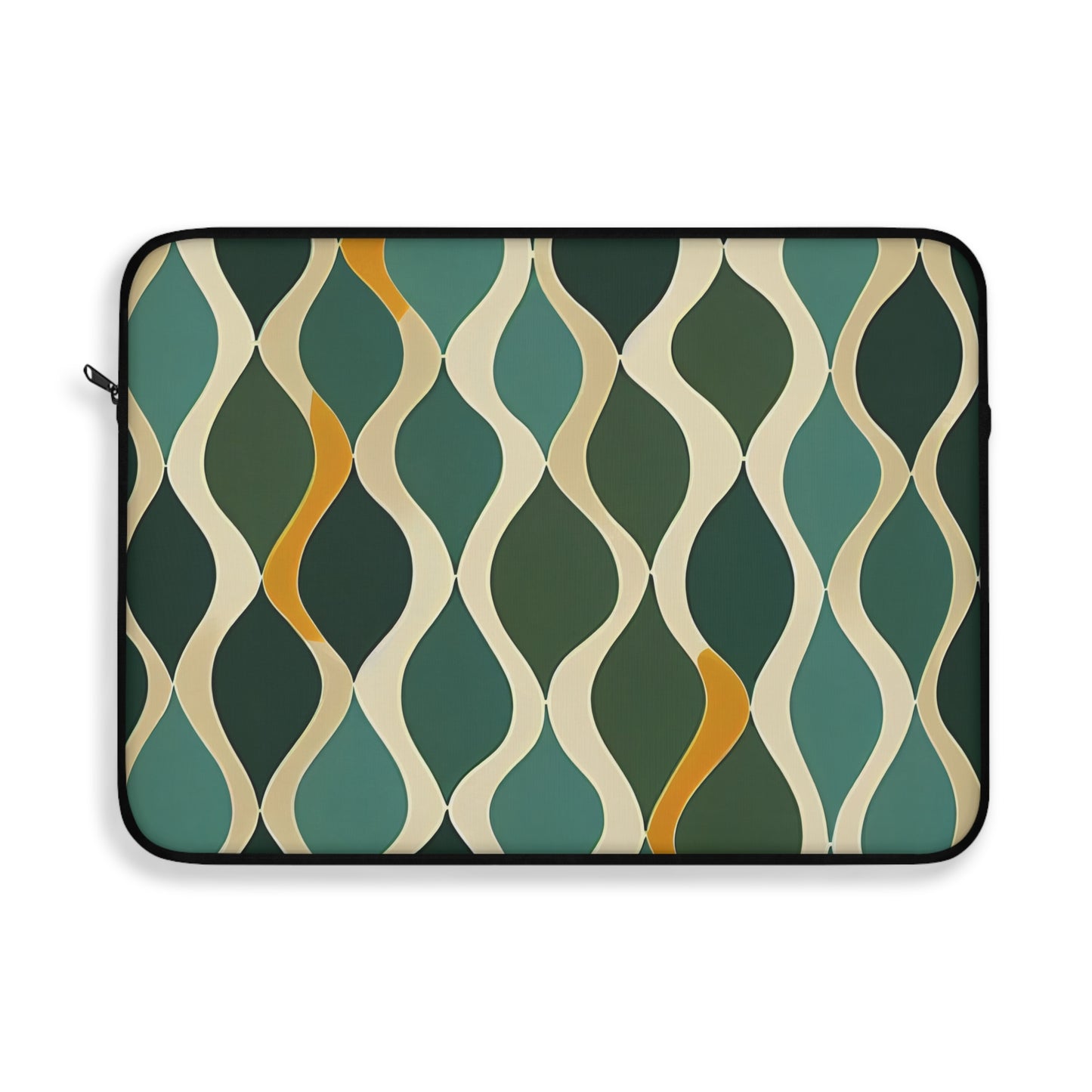 Laptop Sleeve - Deco Aqua Ringlets