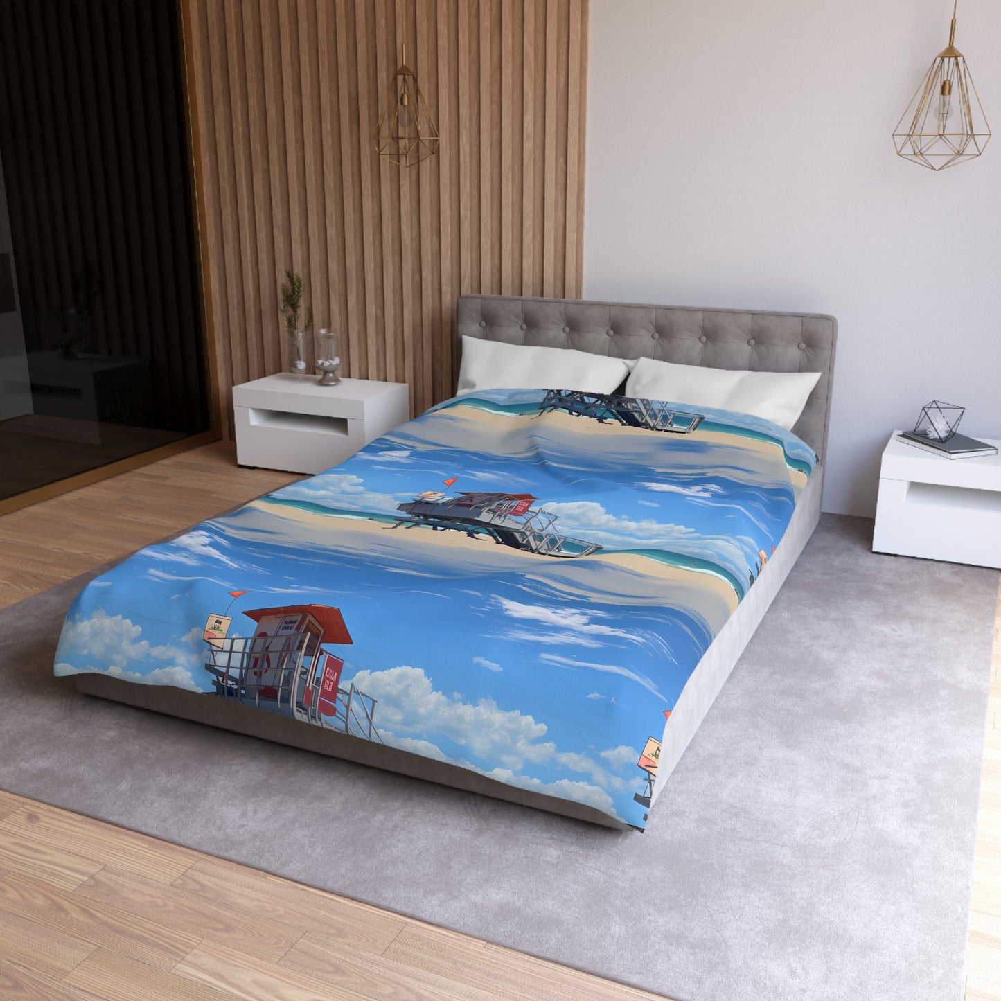 Duvet Cover - Love and Santa Monica