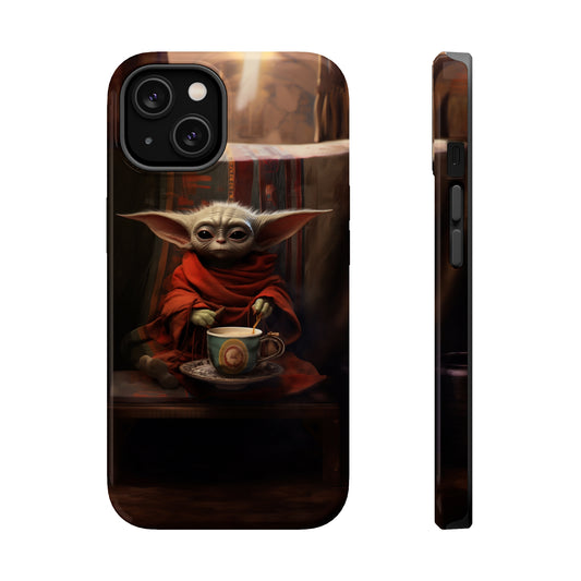 MagSafe Tough iPhone Case - "Caffeinated Cutie"