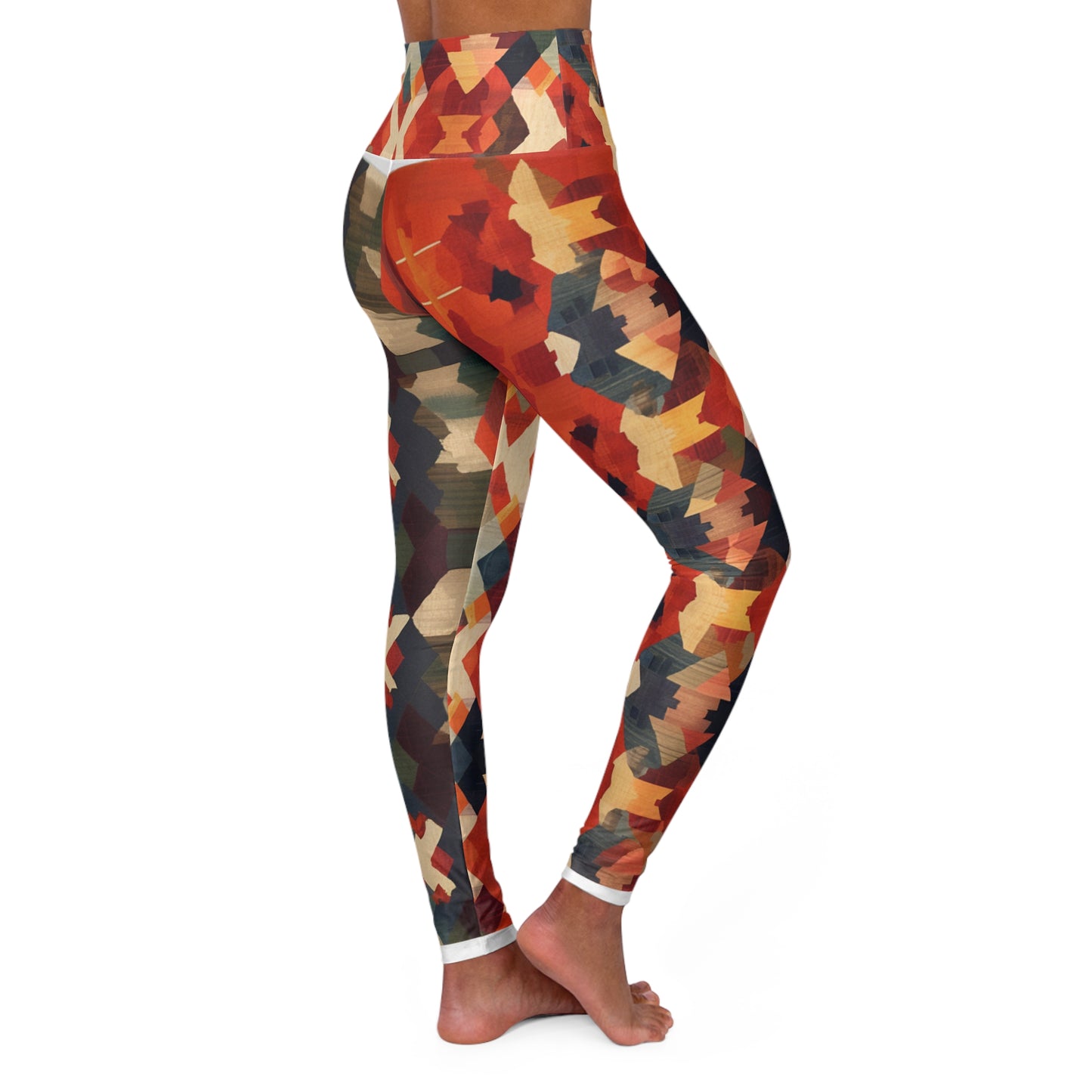 High Waisted Leggings - Renoirean Provence