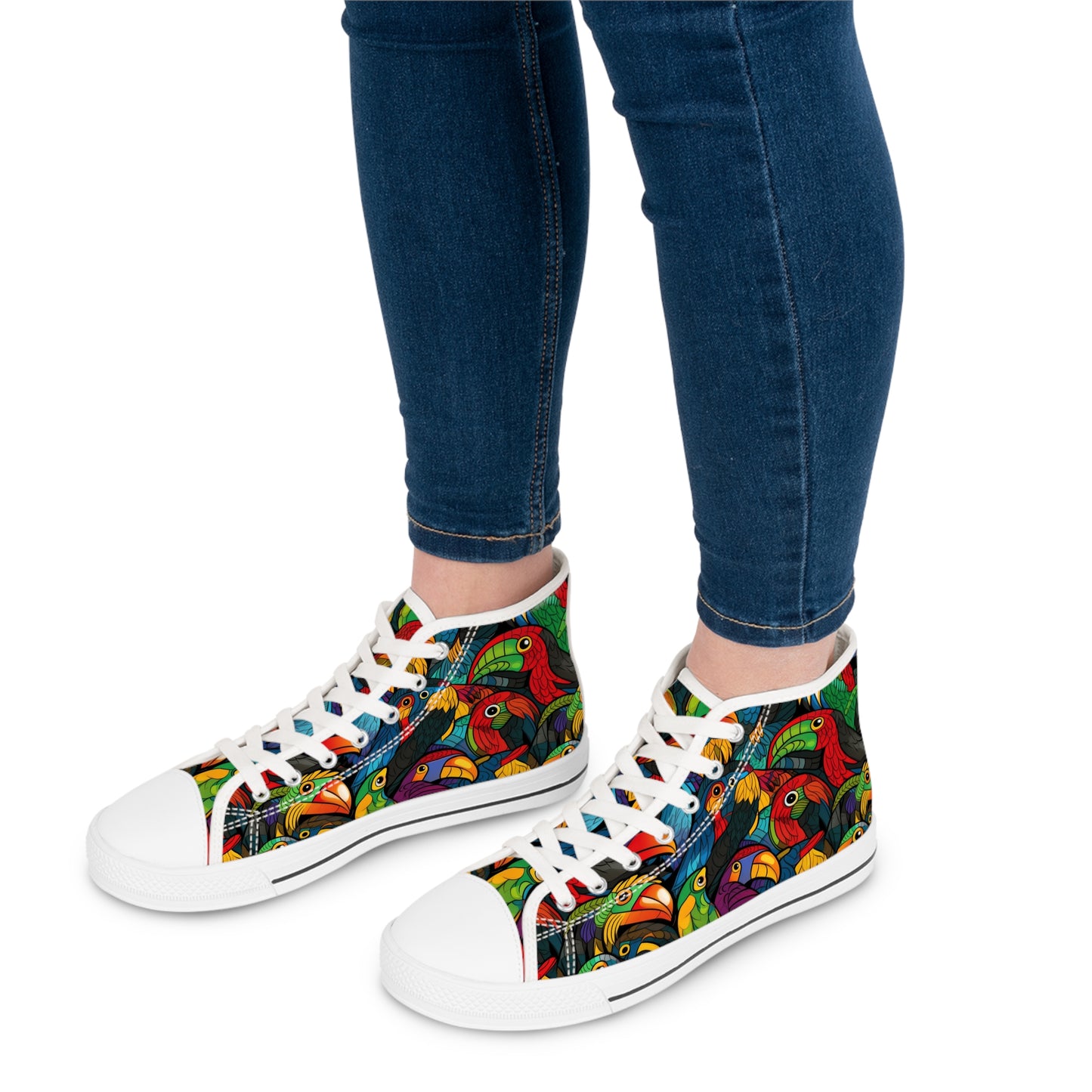 Women's High Top Sneakers - Toucan Clan