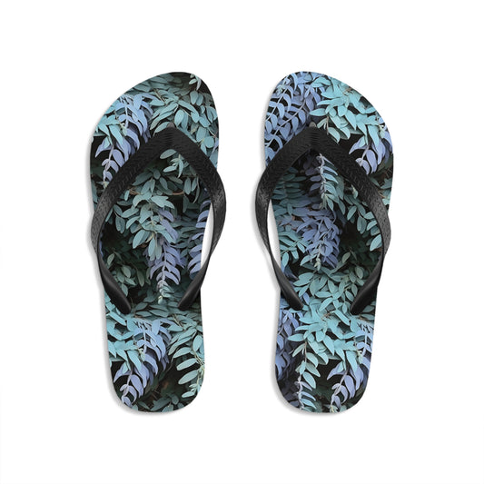 Unisex Flip-Flops - Purple Sage, Purple Sage