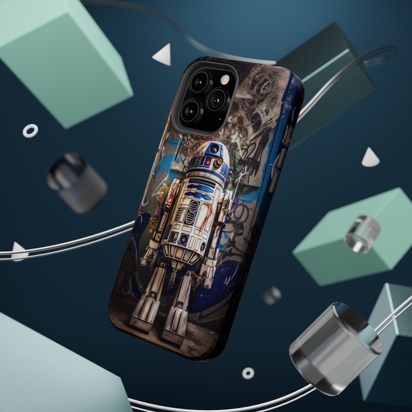 MagSafe Tough iPhone Case - R2D2 1990's Graffiti