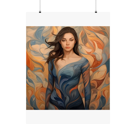 Matte Vertical Posters - ImpressionistOil
