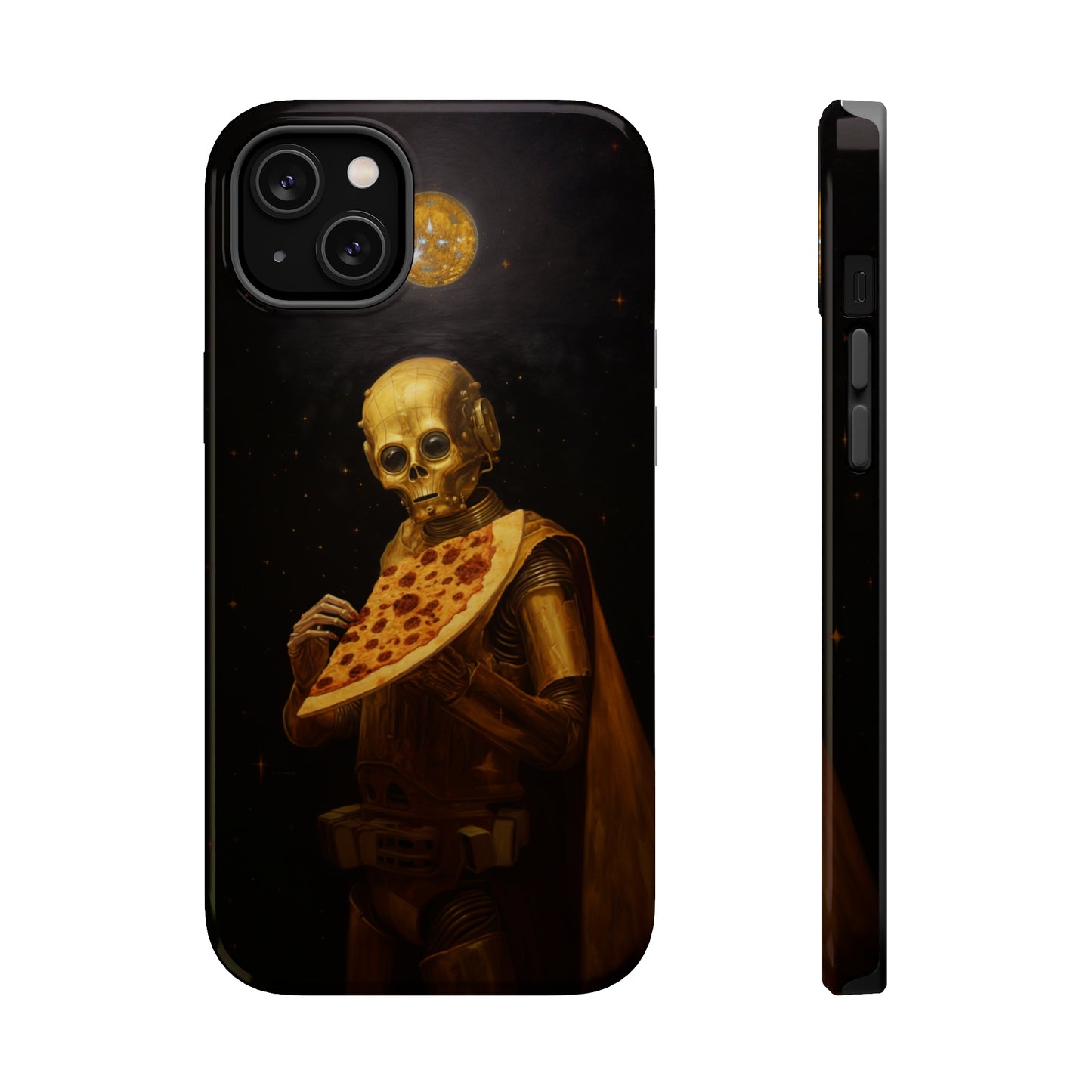 MagSafe Tough iPhone Case - "Robot Pizza Slice"