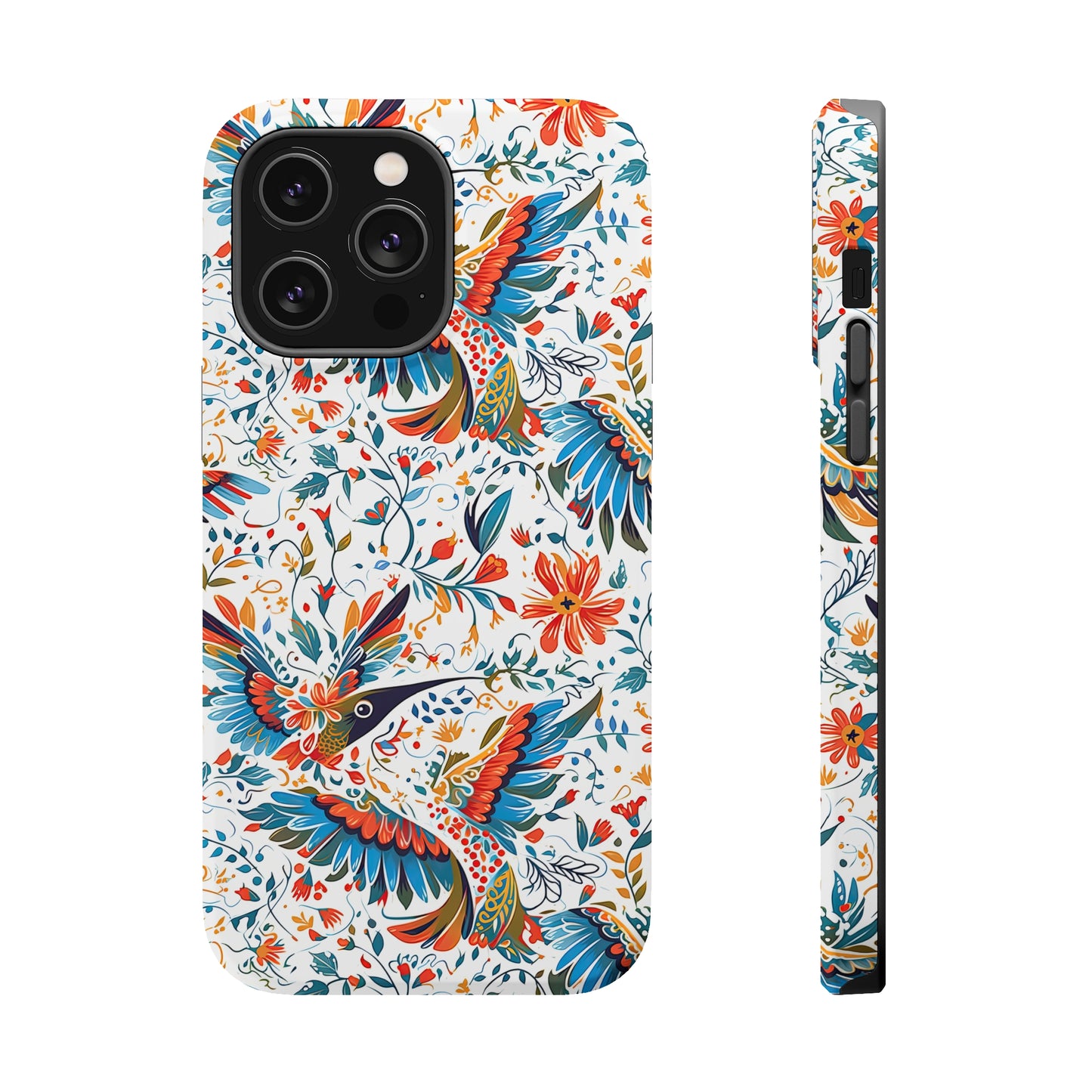 MagSafe Tough iPhone Case - Colibri Abstract