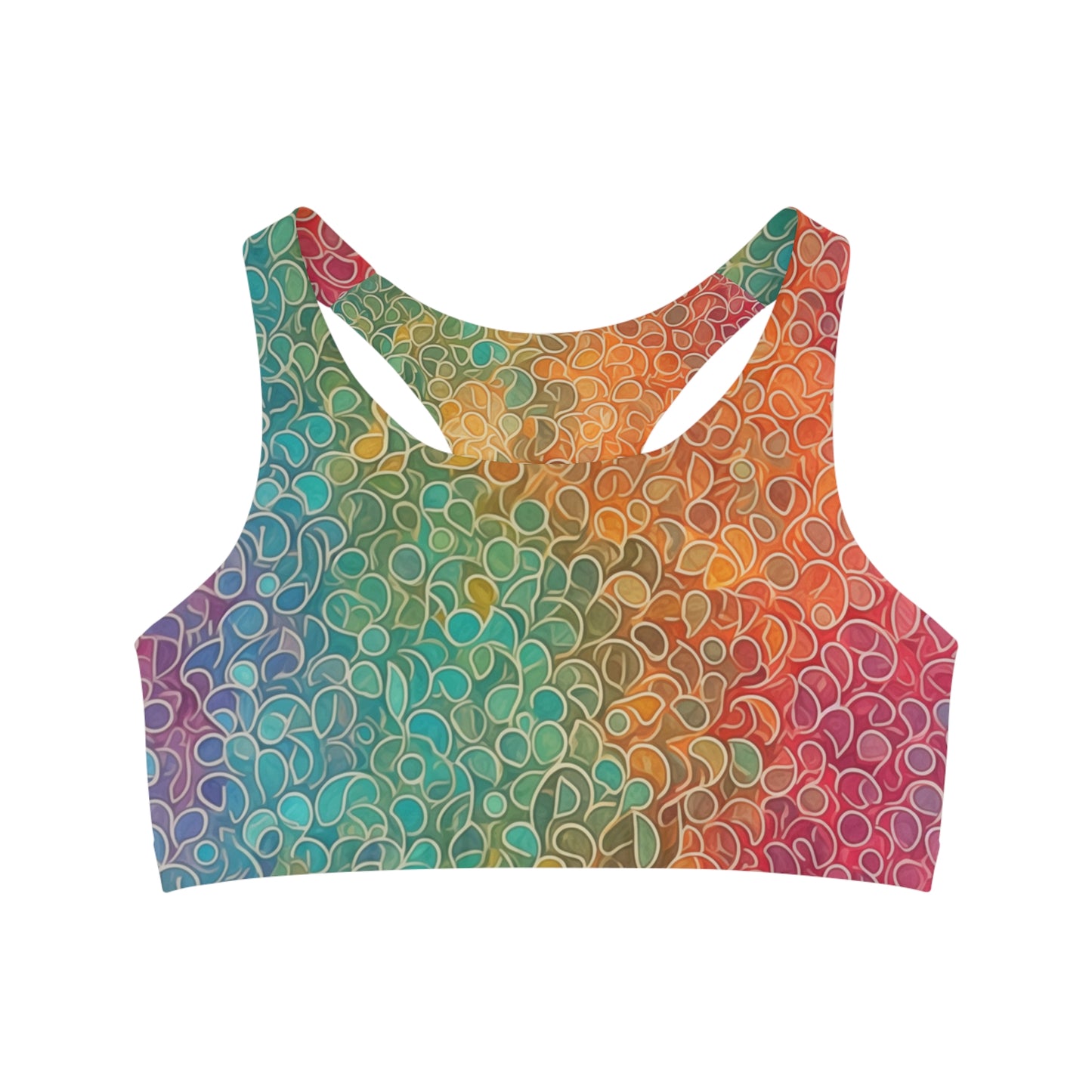 Sports Bra - Pointillist Paris