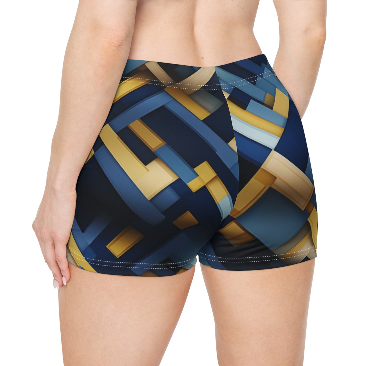 Workout Shorts - Luthera Salabhasana Plaid