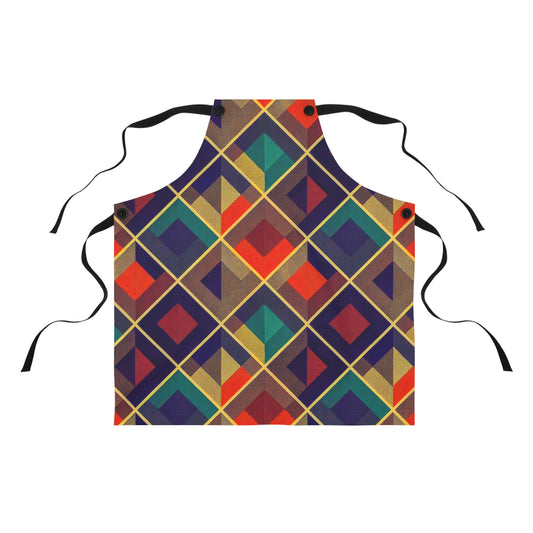 Canvas Apron - Herringbone Kaleidoscope