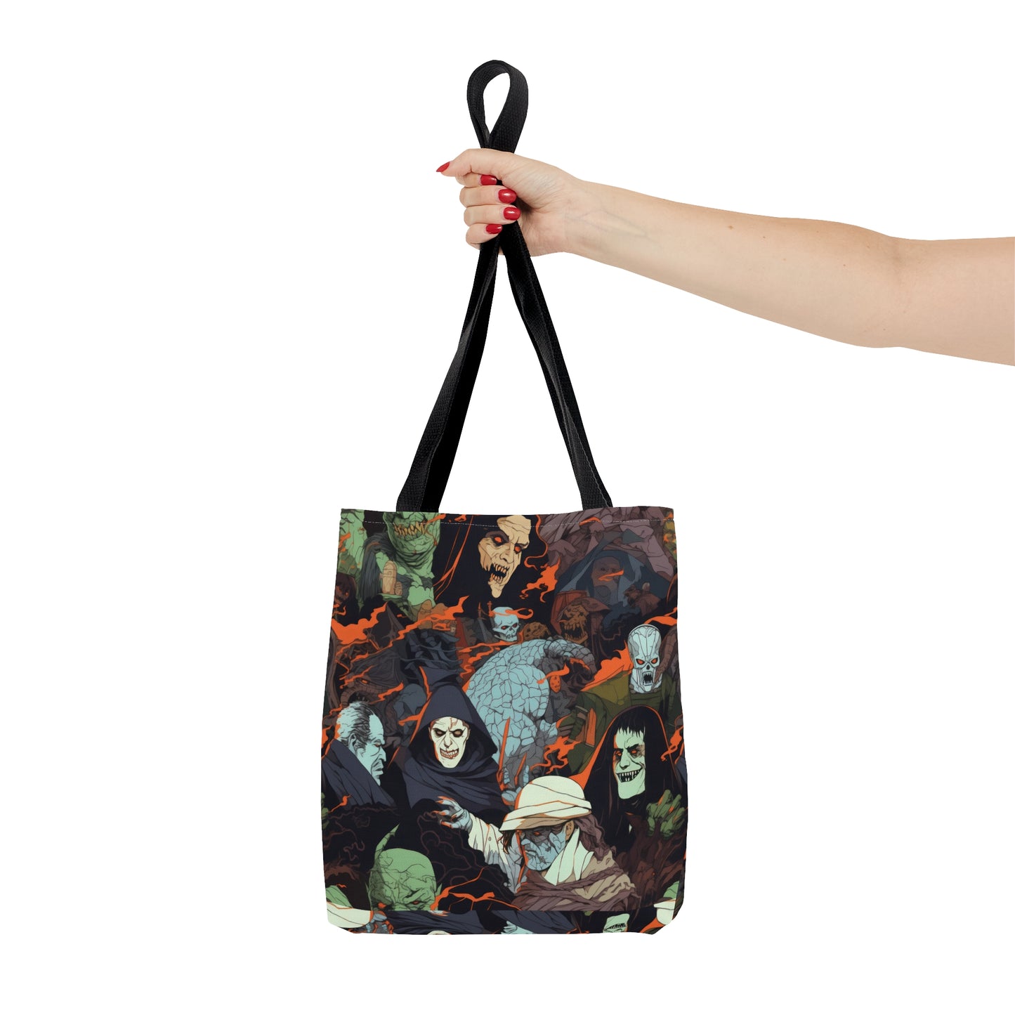 Tote Bag - Spooky Monsters Anime Alpha