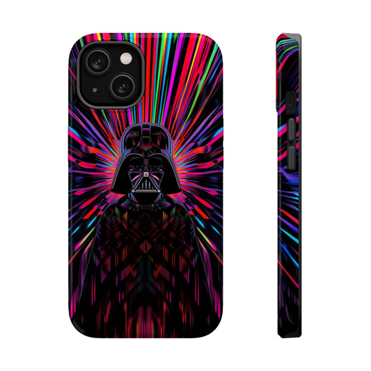 MagSafe Tough iPhone Case - Darth Vader Op Art Vintage