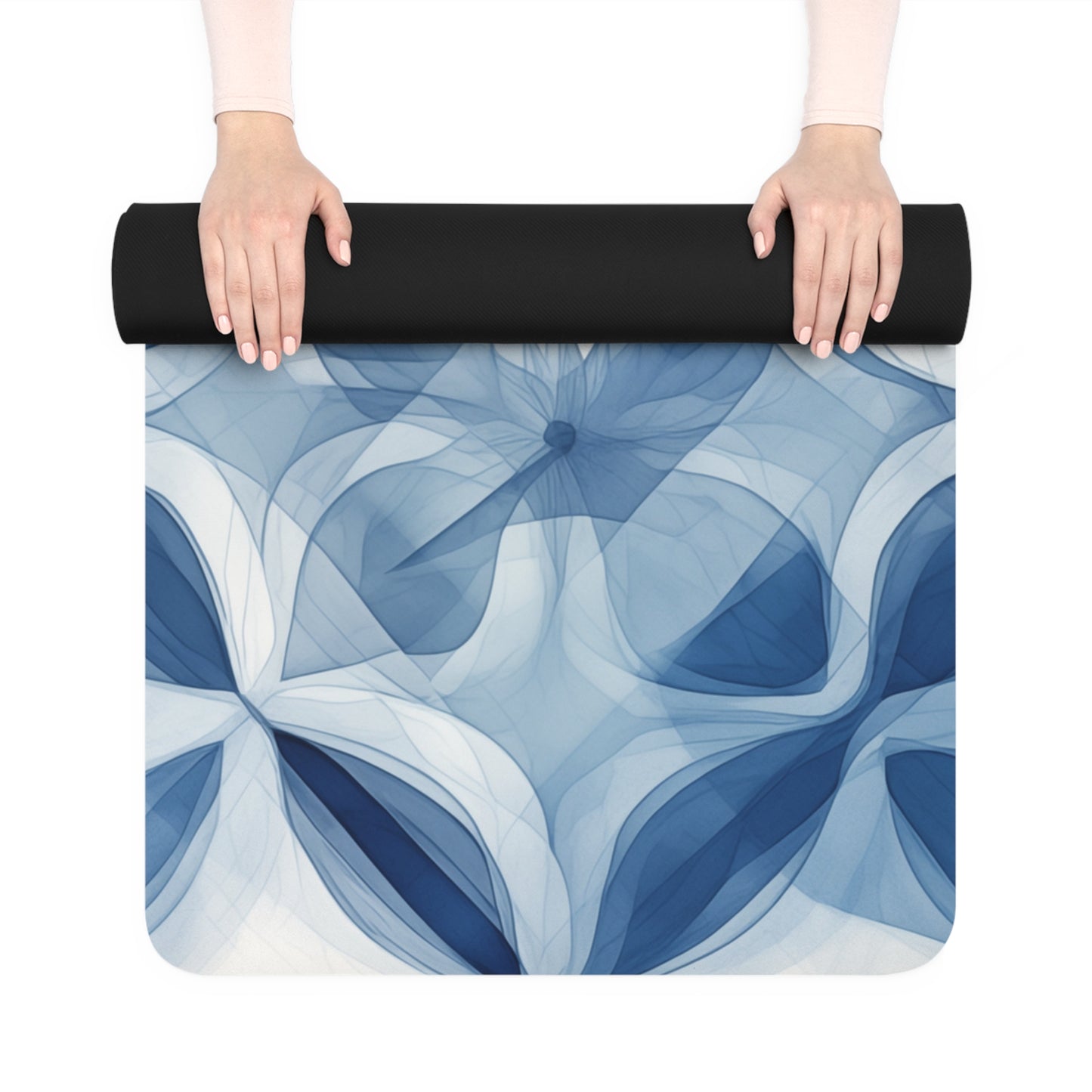 Rubber Yoga Mat- Dali Barcelona Shibori