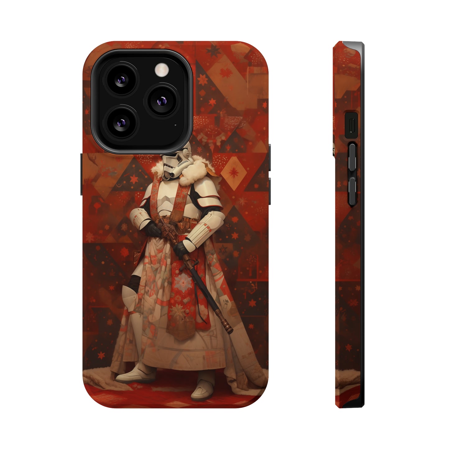 MagSafe Tough iPhone Case - Storm Trooper Norman Rockwell Christmas Card.png