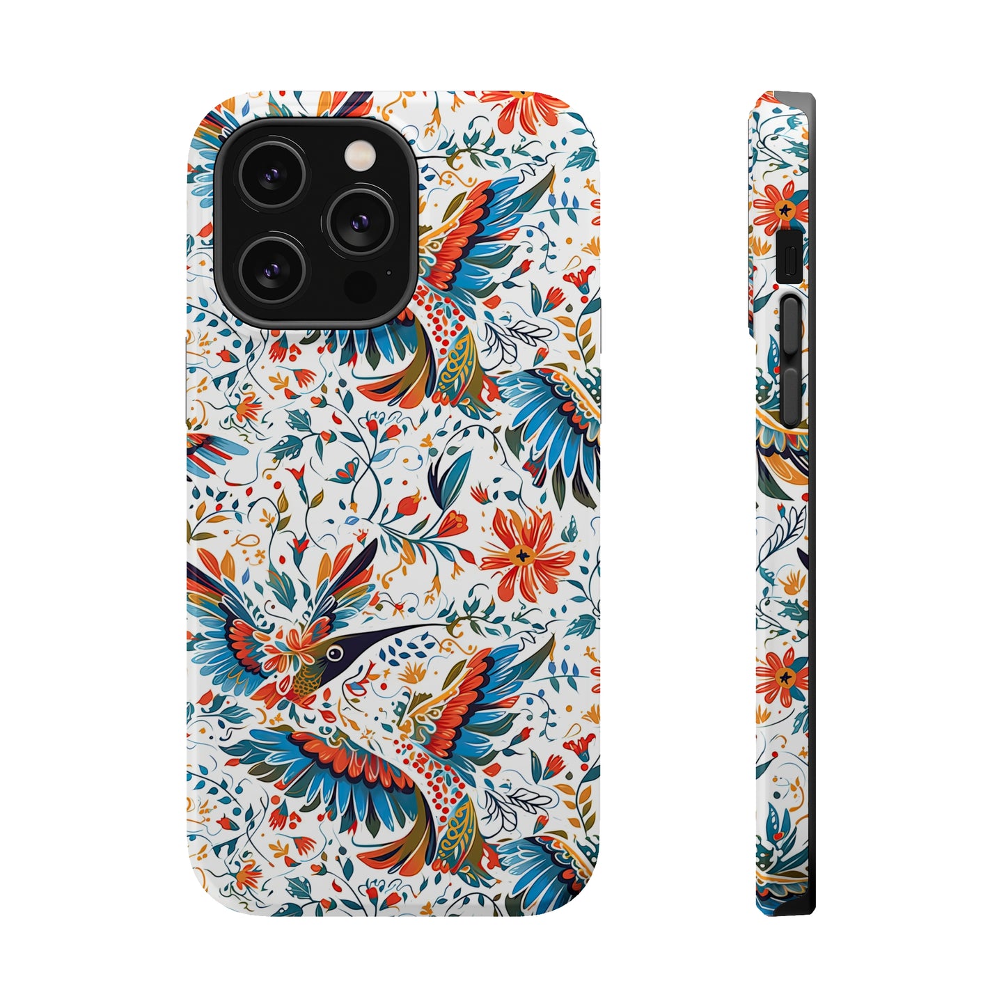 MagSafe Tough iPhone Case - Colibri Abstract