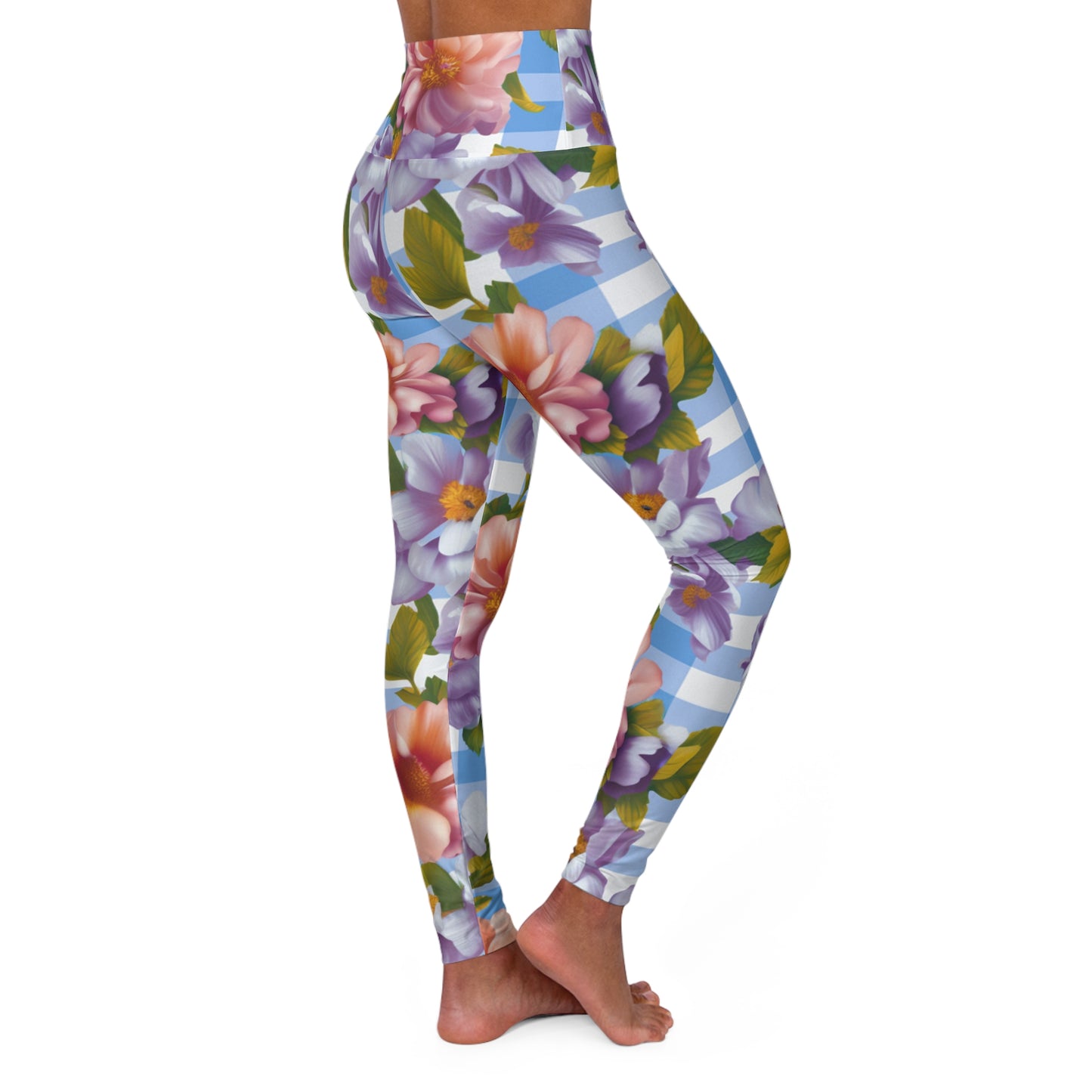 High Waisted Leggings - Art Nouveau.