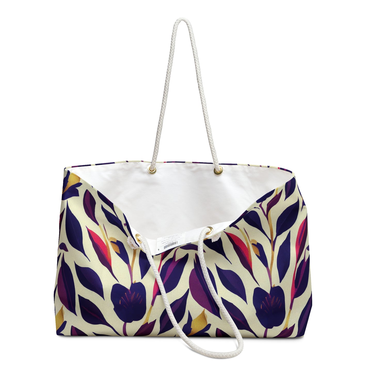 Violet Flourish Damask - Weekender Bag