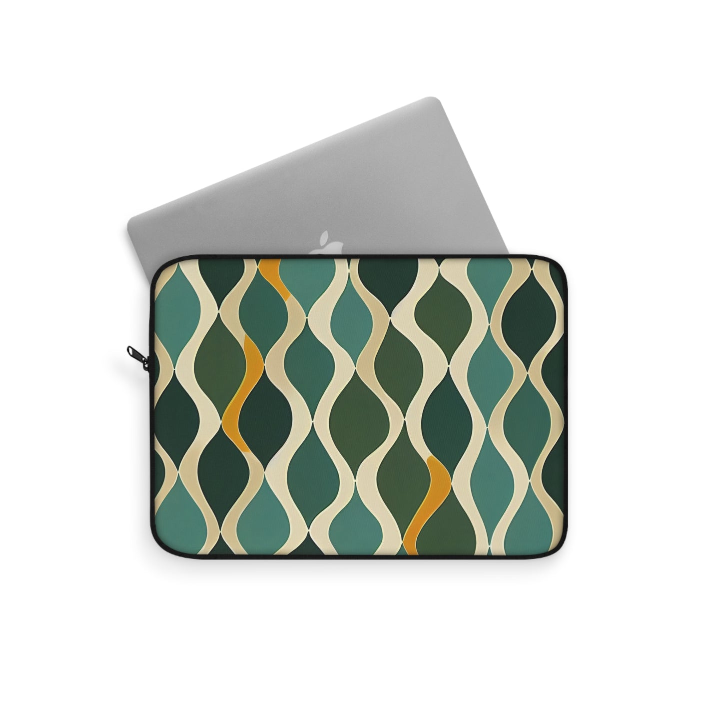 Laptop Sleeve - Deco Aqua Ringlets