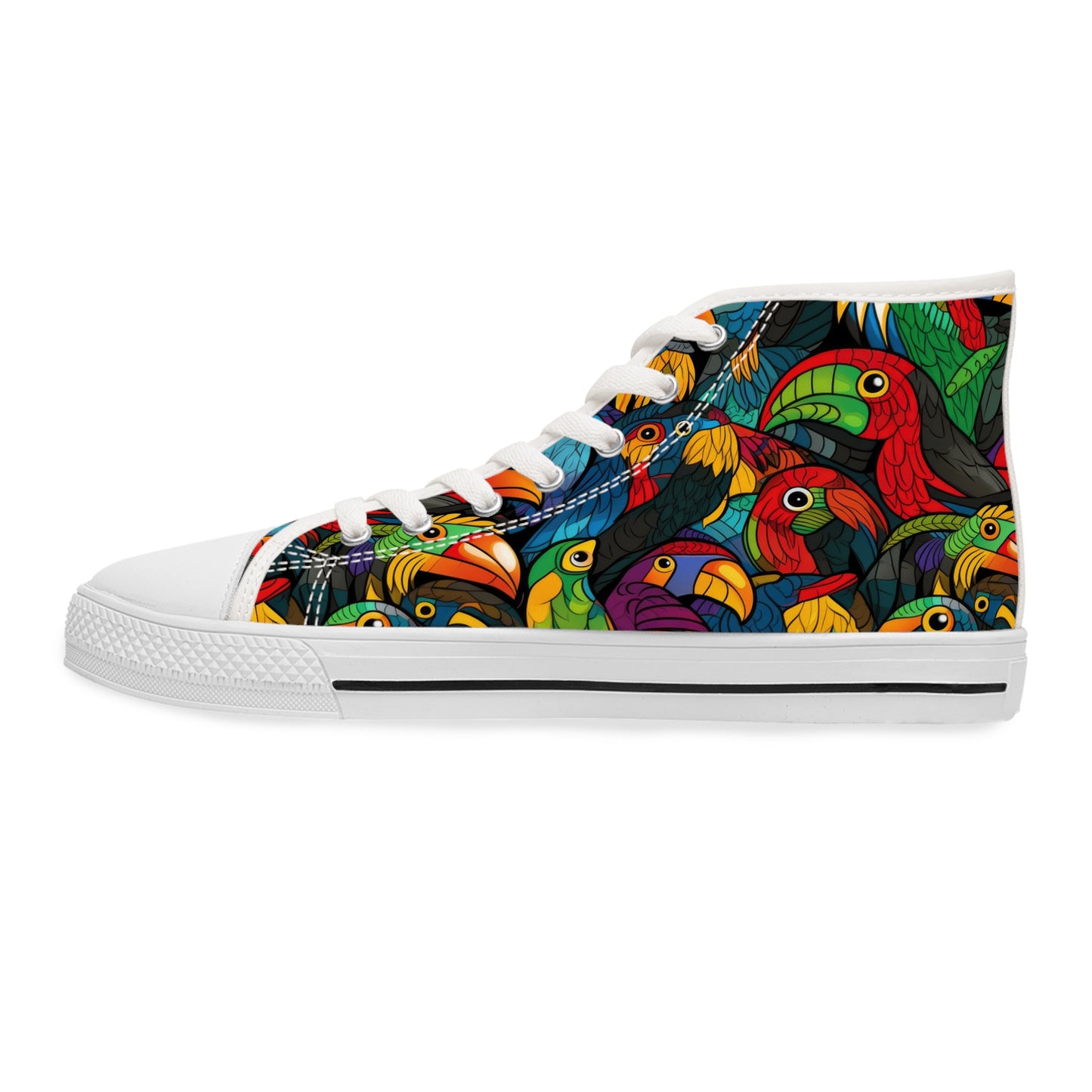 Women's High Top Sneakers - Toucan Clan