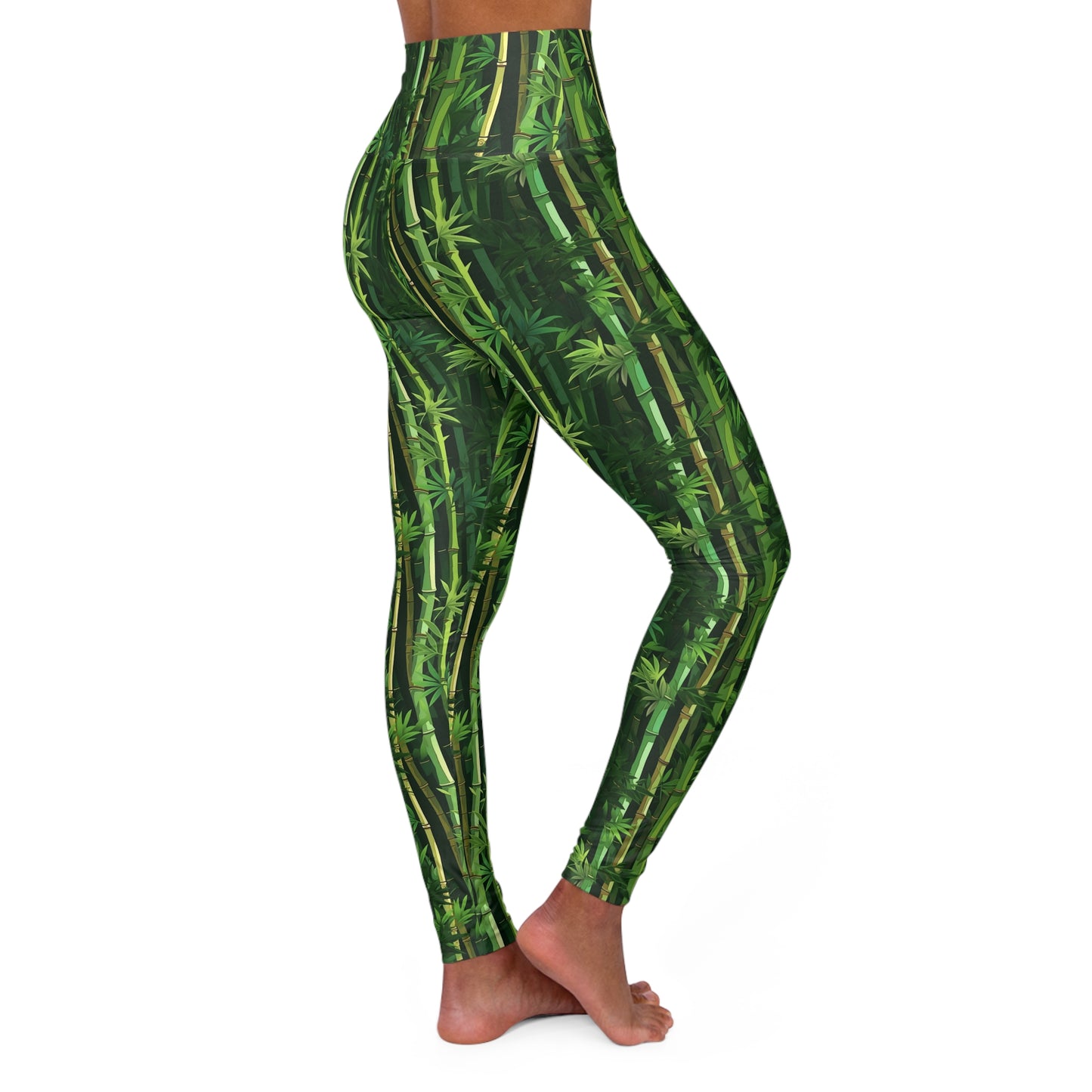 High Waisted Leggings - Secret Forest