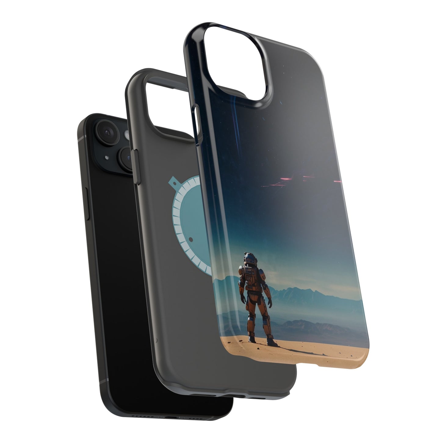 MagSafe Tough iPhone Case - Galactic Synthwave