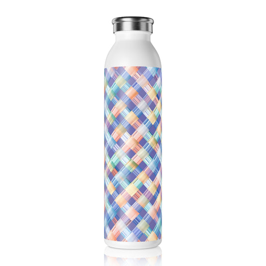 Slim Water Bottle - Edmund London Gingham
