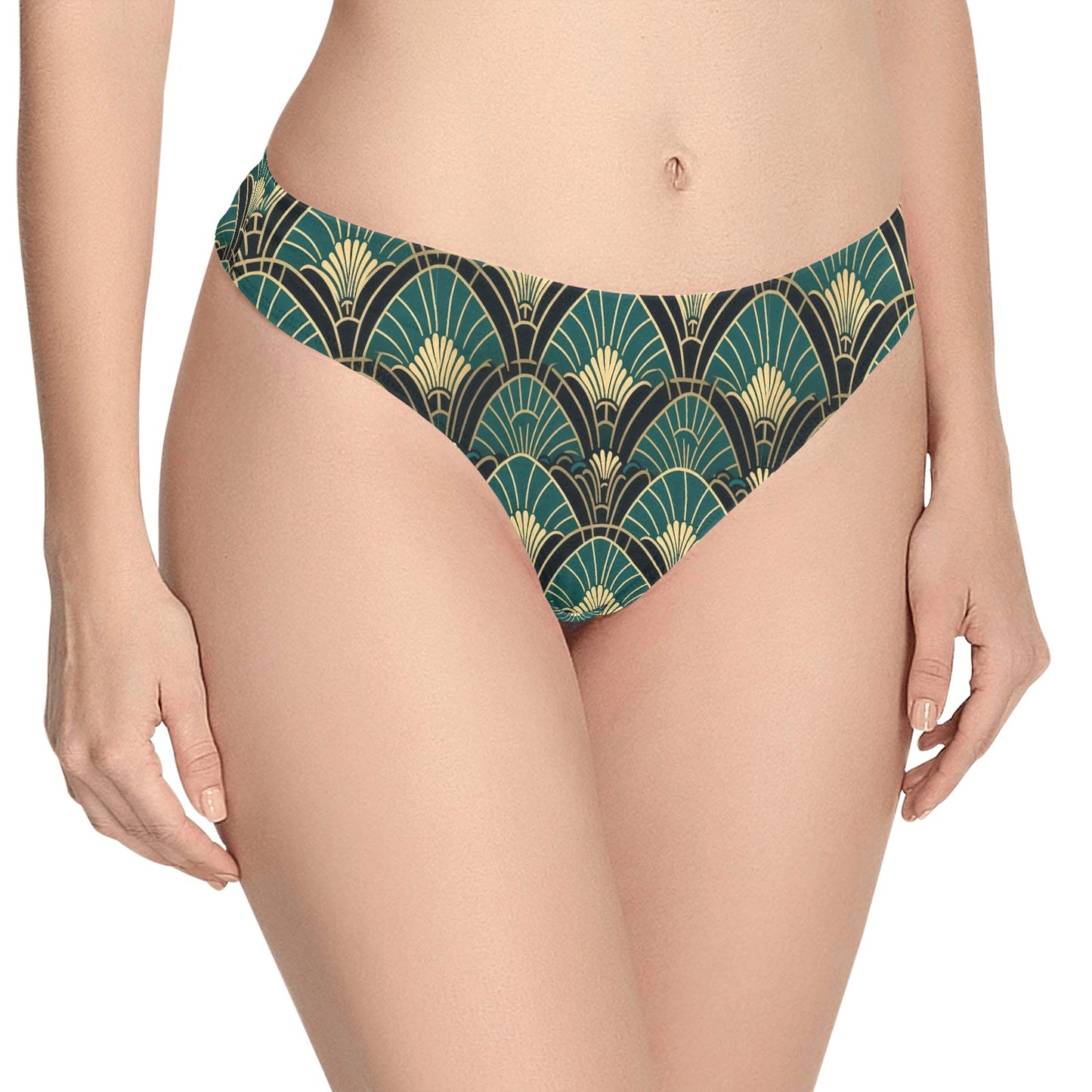 Women's Classic Thong - Aurora Deco