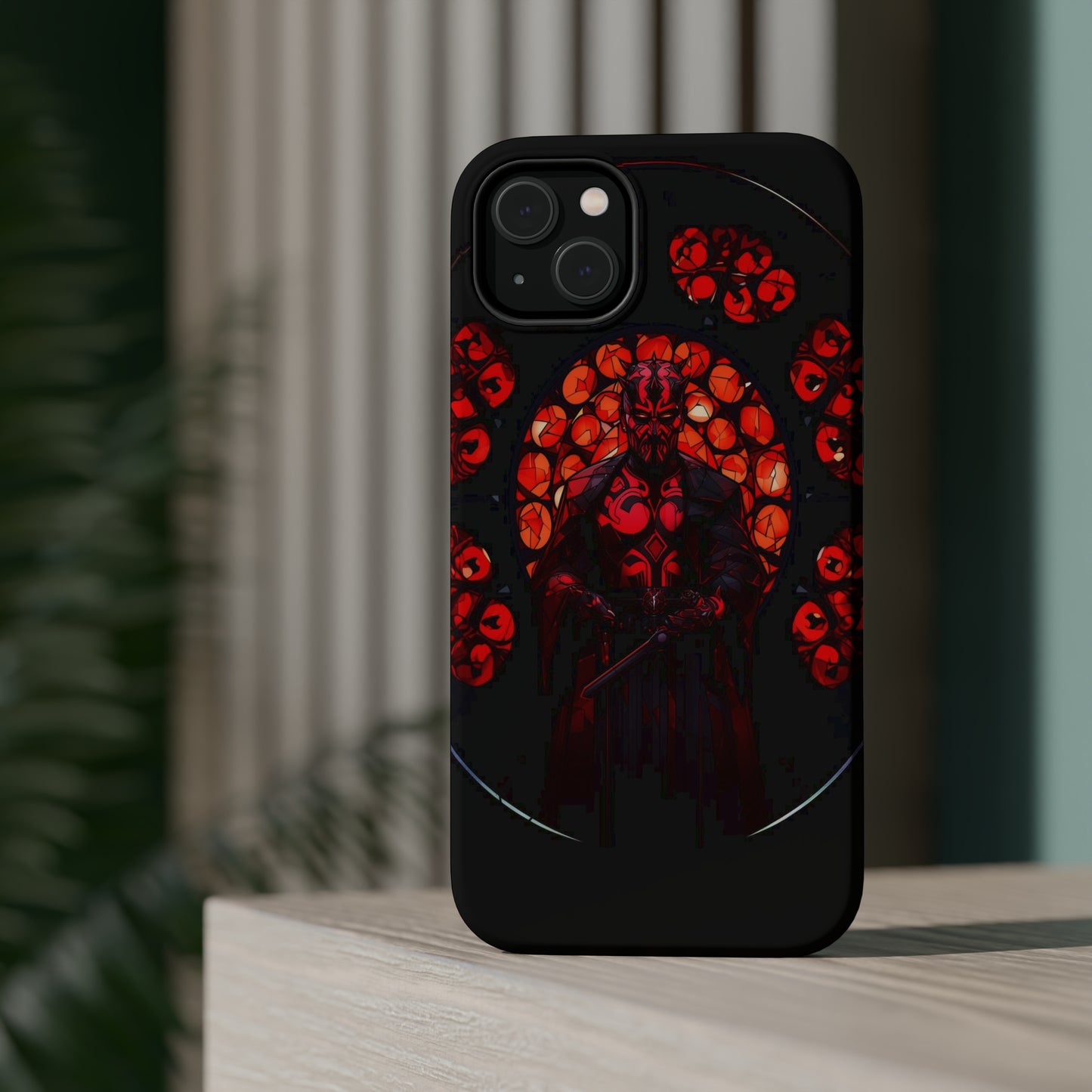 MagSafe Tough iPhone Case - Darth Maul Catholic Stained Glass