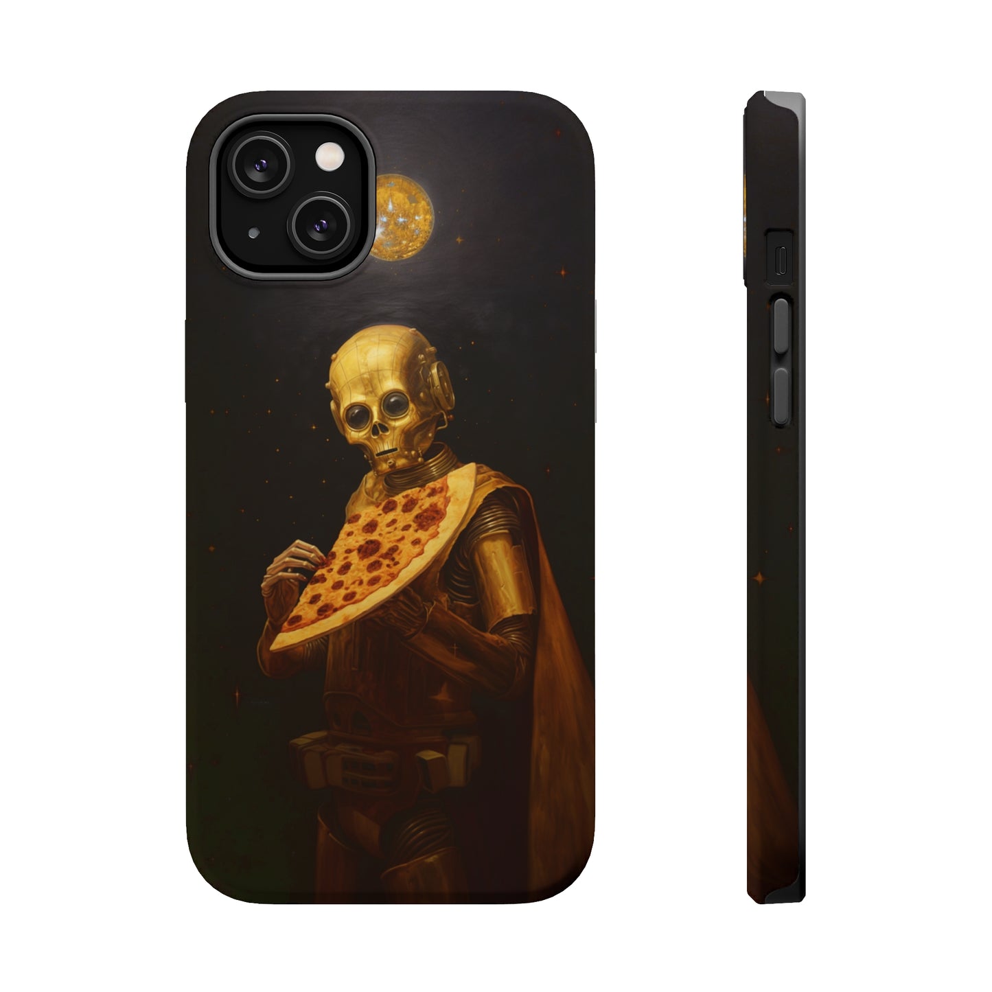 MagSafe Tough iPhone Case - "Robot Pizza Slice"