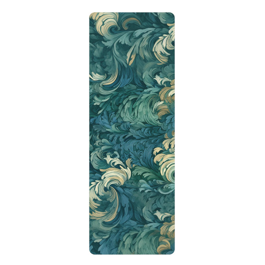 Rubber Yoga Mat- Theodoric Phalakasana Brocade