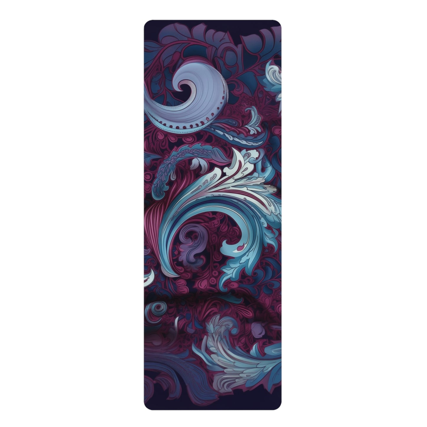 Rubber Yoga Mat- Morcant Ottawa Paisley