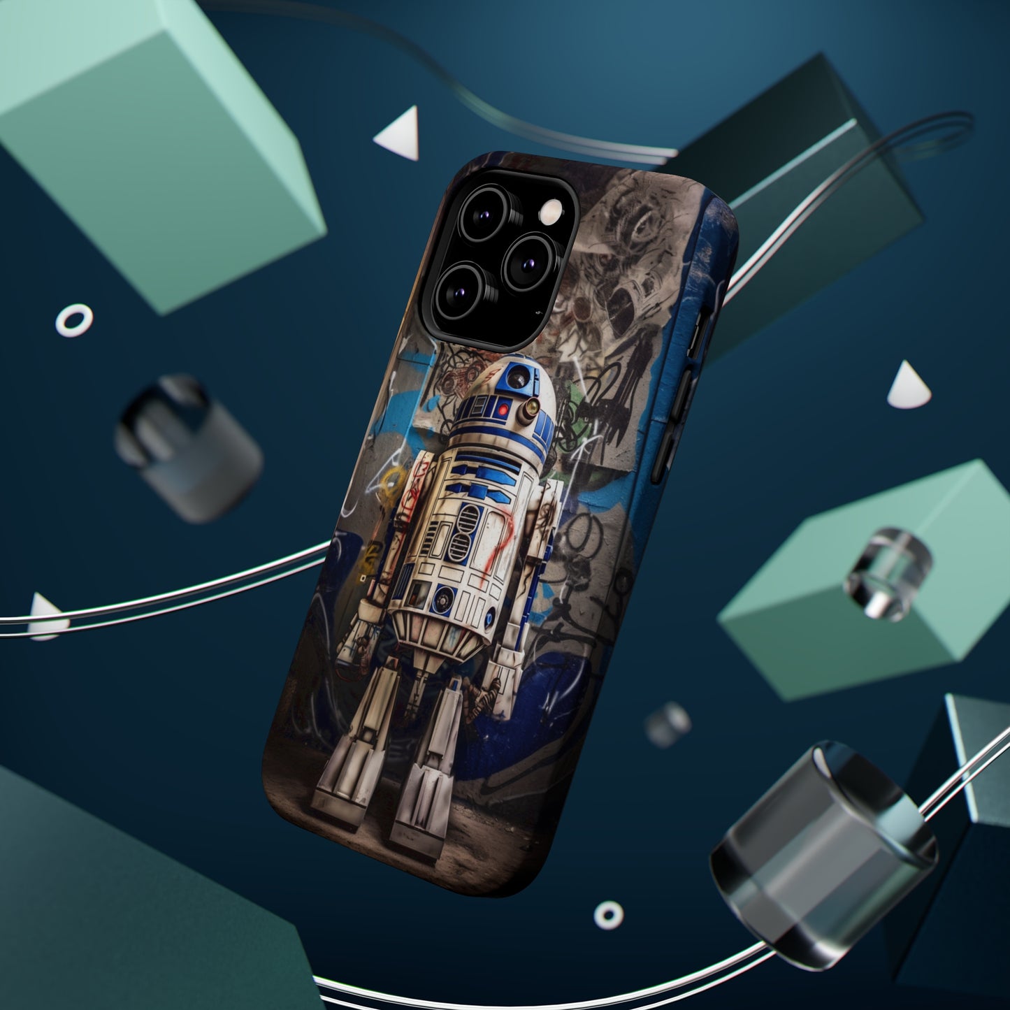 MagSafe Tough iPhone Case - R2D2 1990's Graffiti