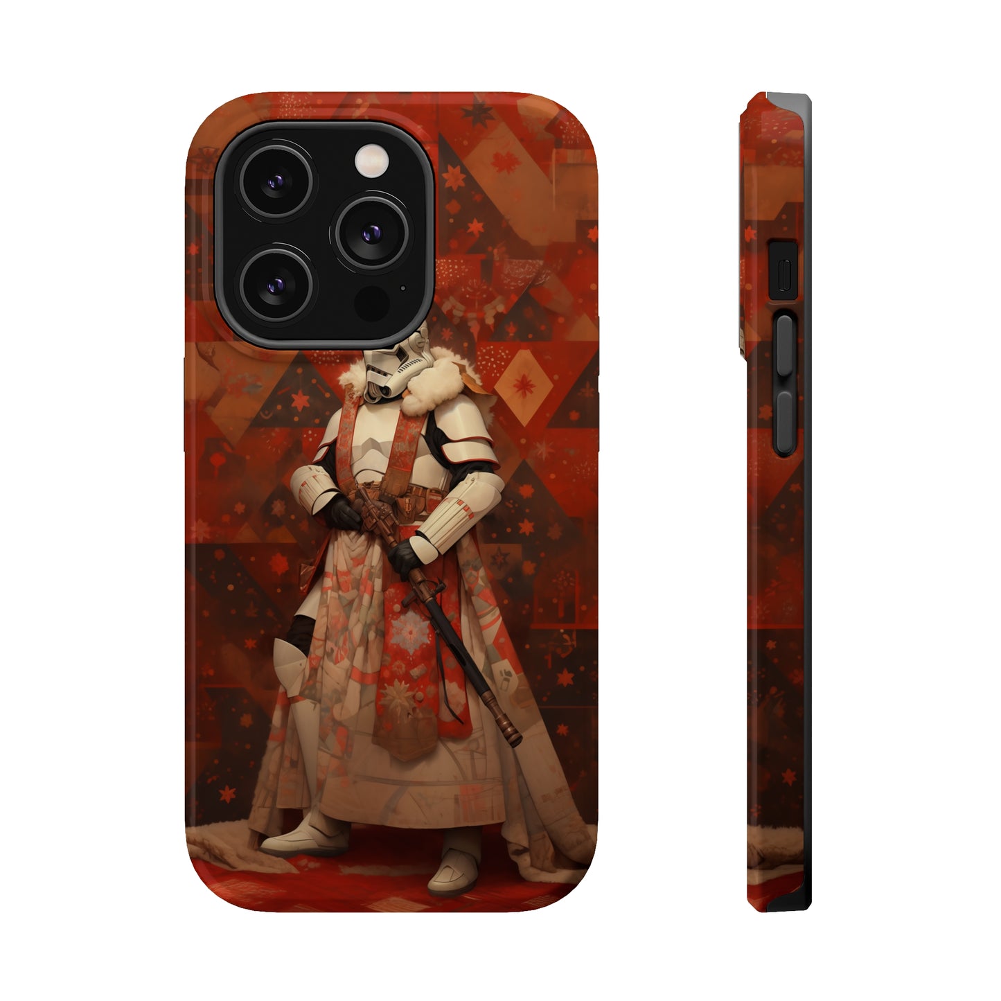 MagSafe Tough iPhone Case - Storm Trooper Norman Rockwell Christmas Card.png