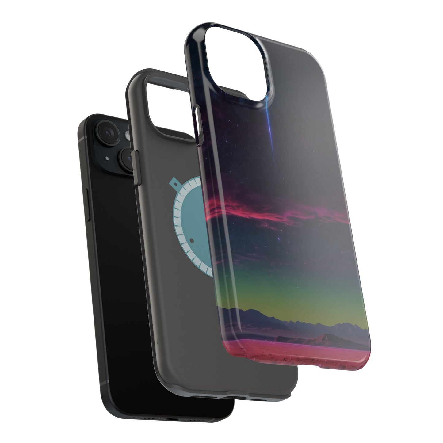 MagSafe Tough iPhone Case - Galactic Synthwave