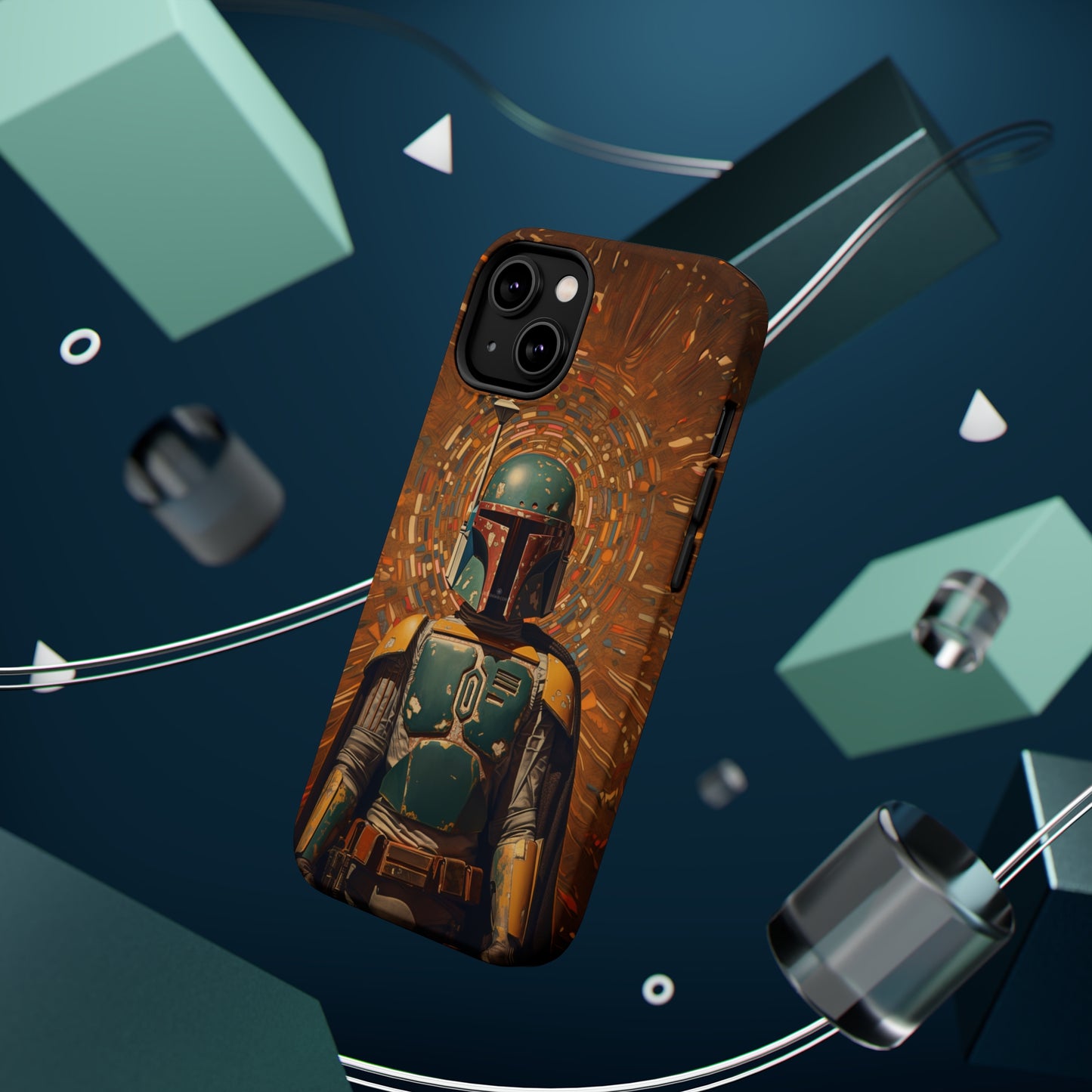 MagSafe Tough iPhone Case - Boba Fett Dadaism