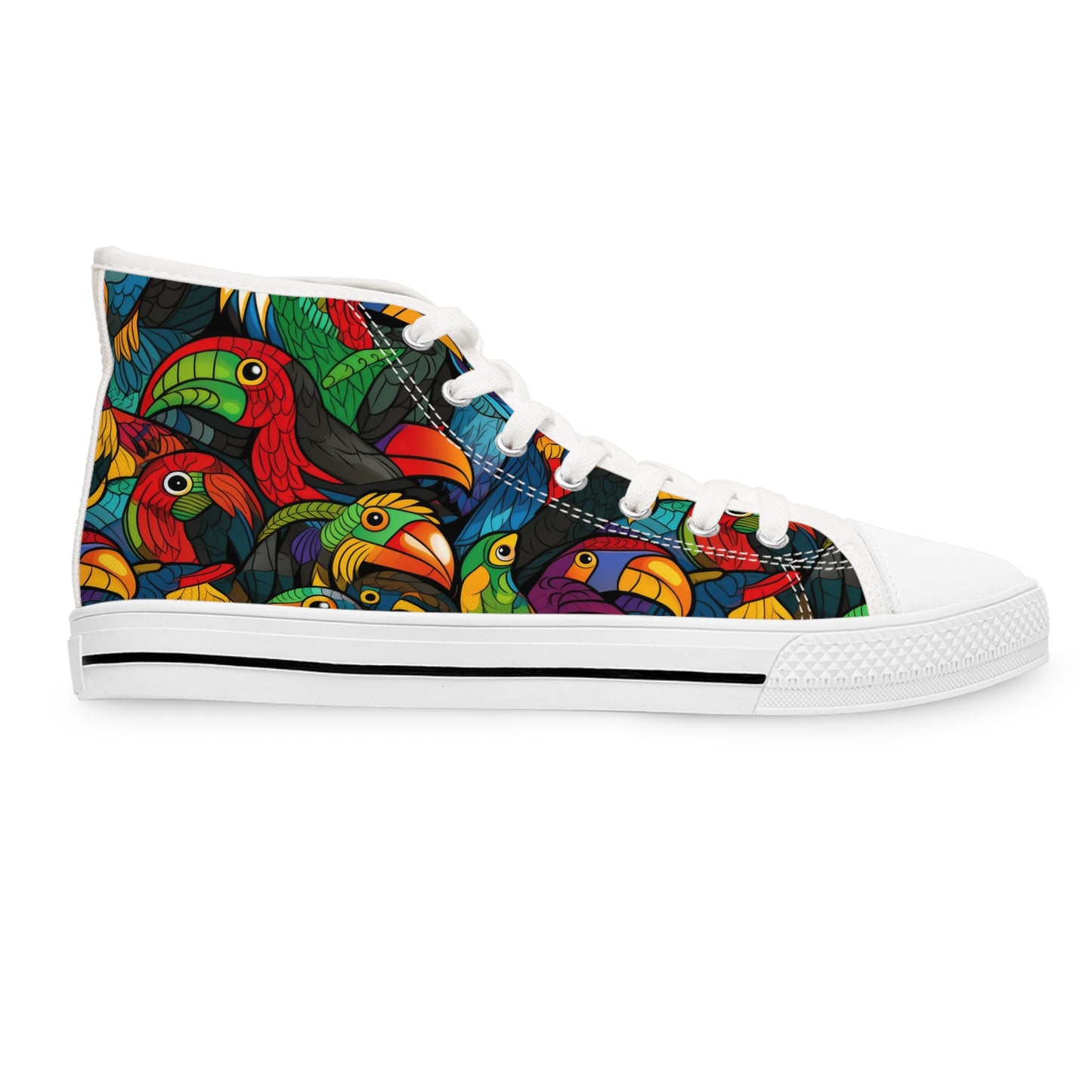 Women's High Top Sneakers - Toucan Clan