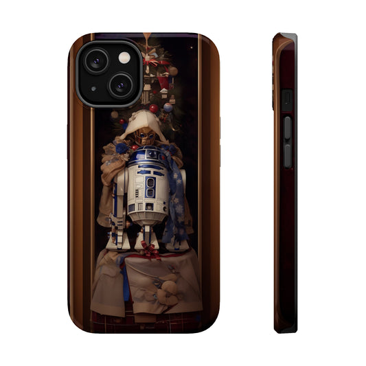 MagSafe Tough iPhone Case - R2D2 Norman Rockwell Christmas Card