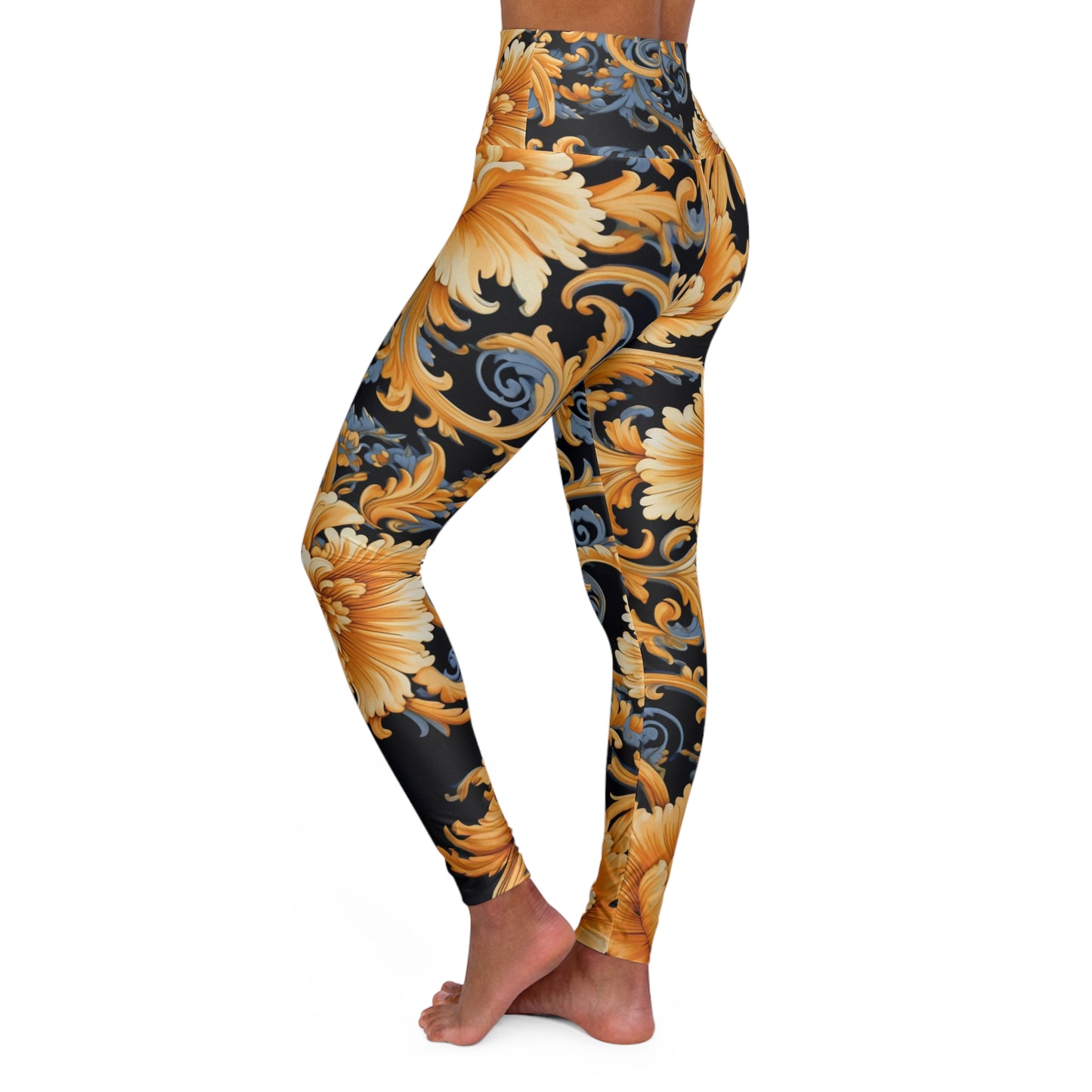 High Waisted Leggings - Vermeer-Farnham.