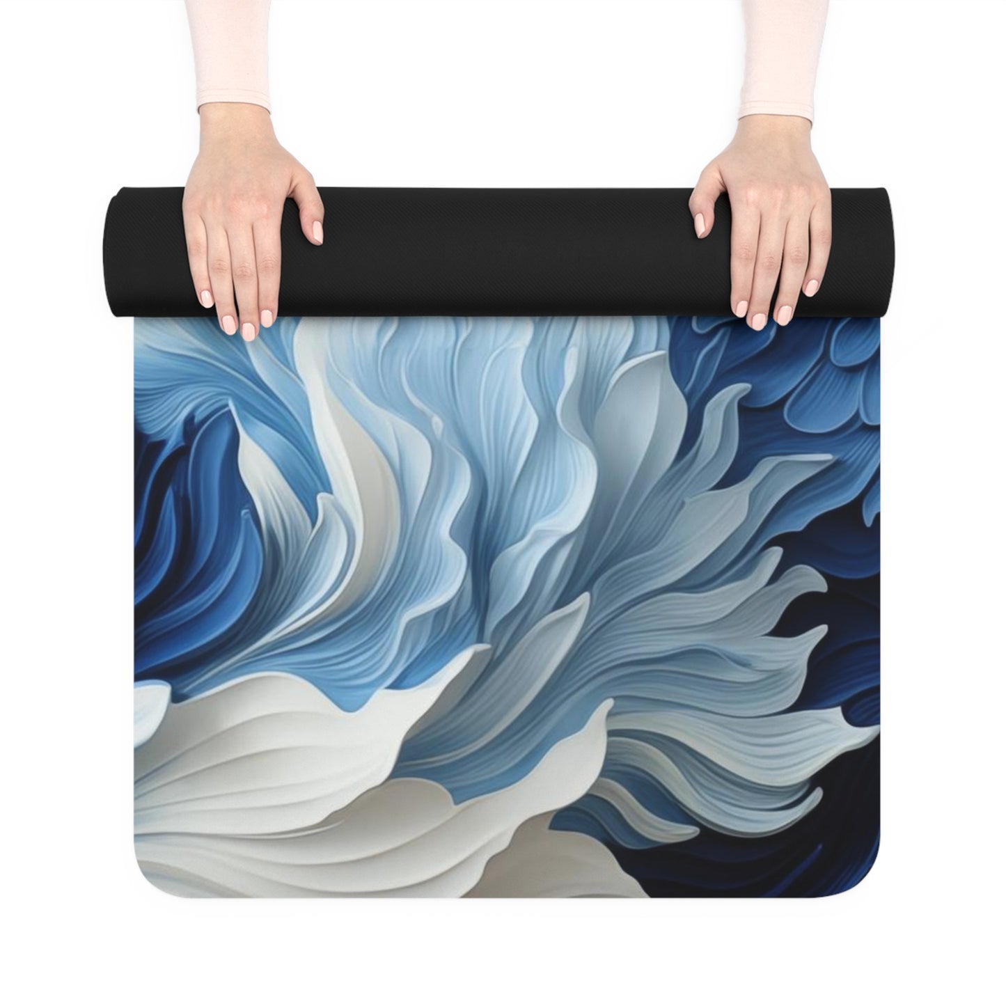 Rubber Yoga Mat- Elisaria Karnak Shibori