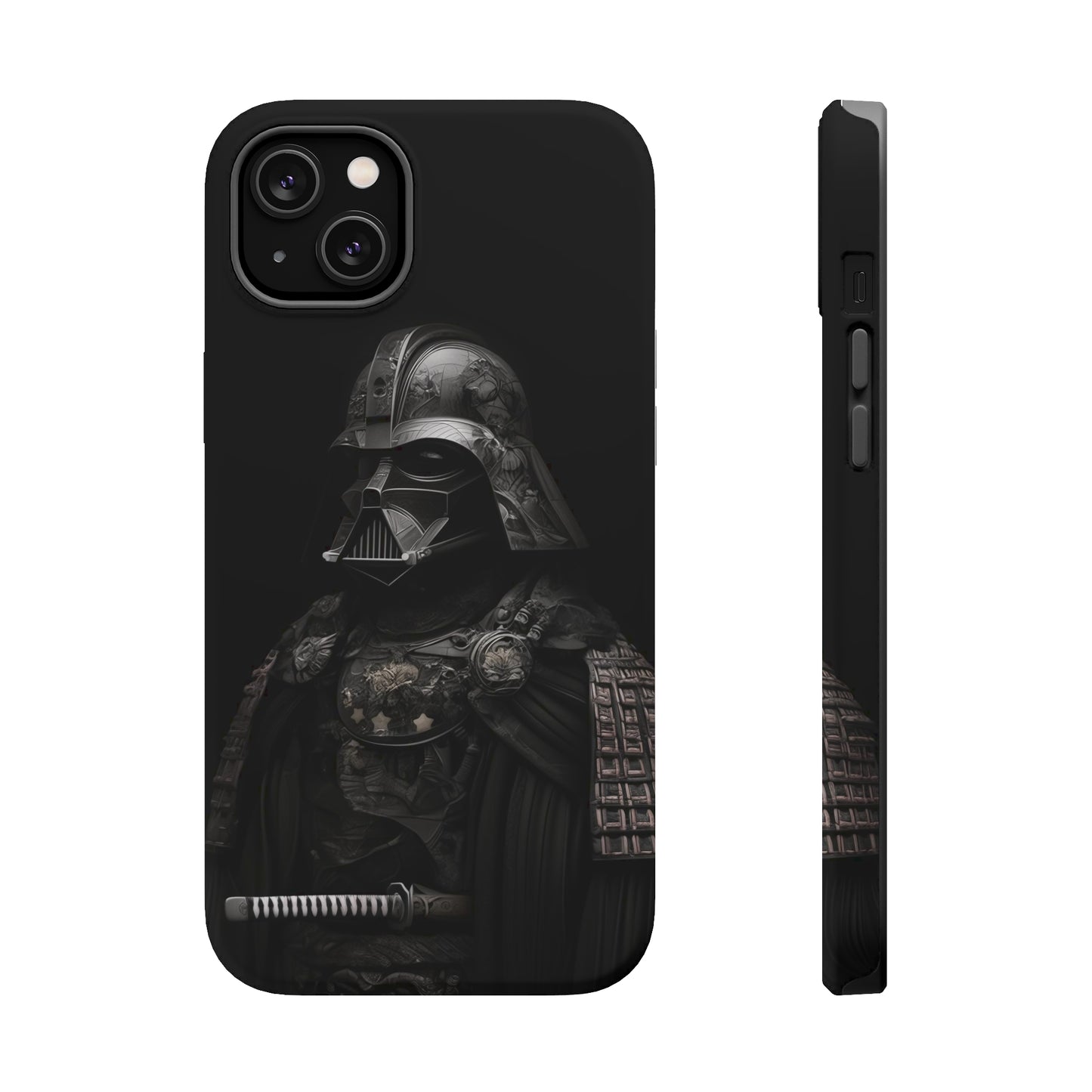 MagSafe Tough iPhone Case - Darth Vader Samurai Black White Photograph 1870