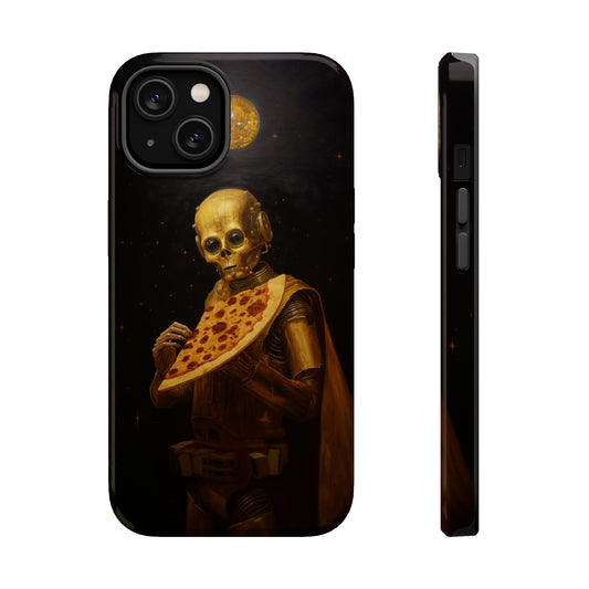 MagSafe Tough iPhone Case - "Robot Pizza Slice"