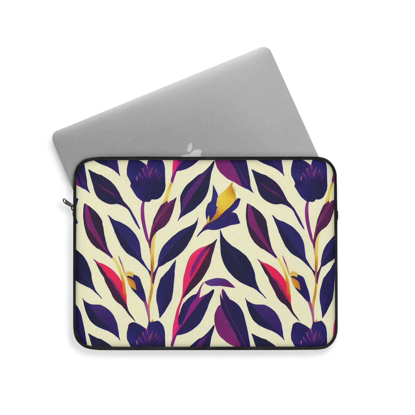 Laptop Sleeve - Violet Flourish Damask