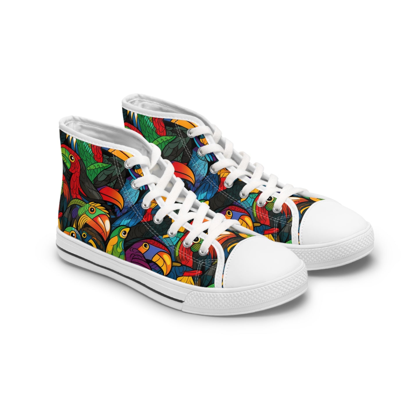 Women's High Top Sneakers - Toucan Clan