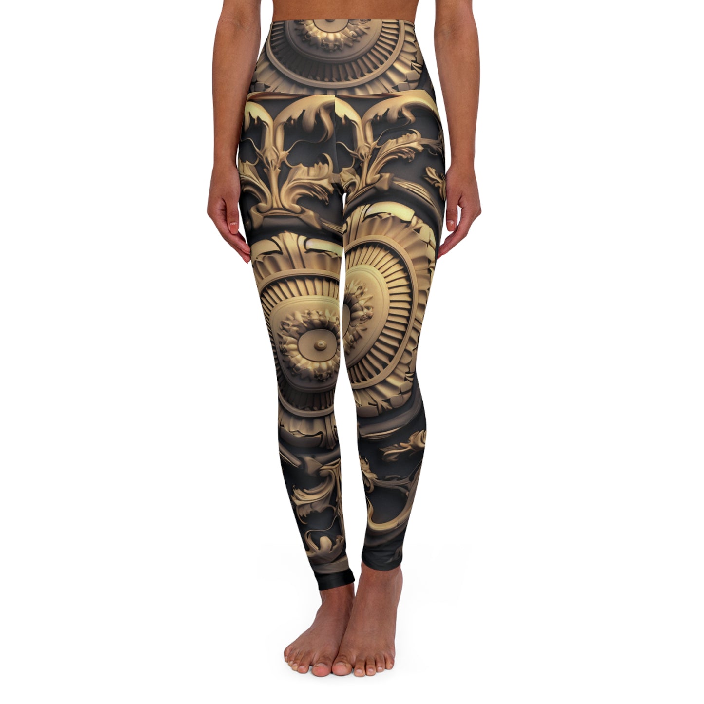 High Waisted Leggings - BaroqueNebula.