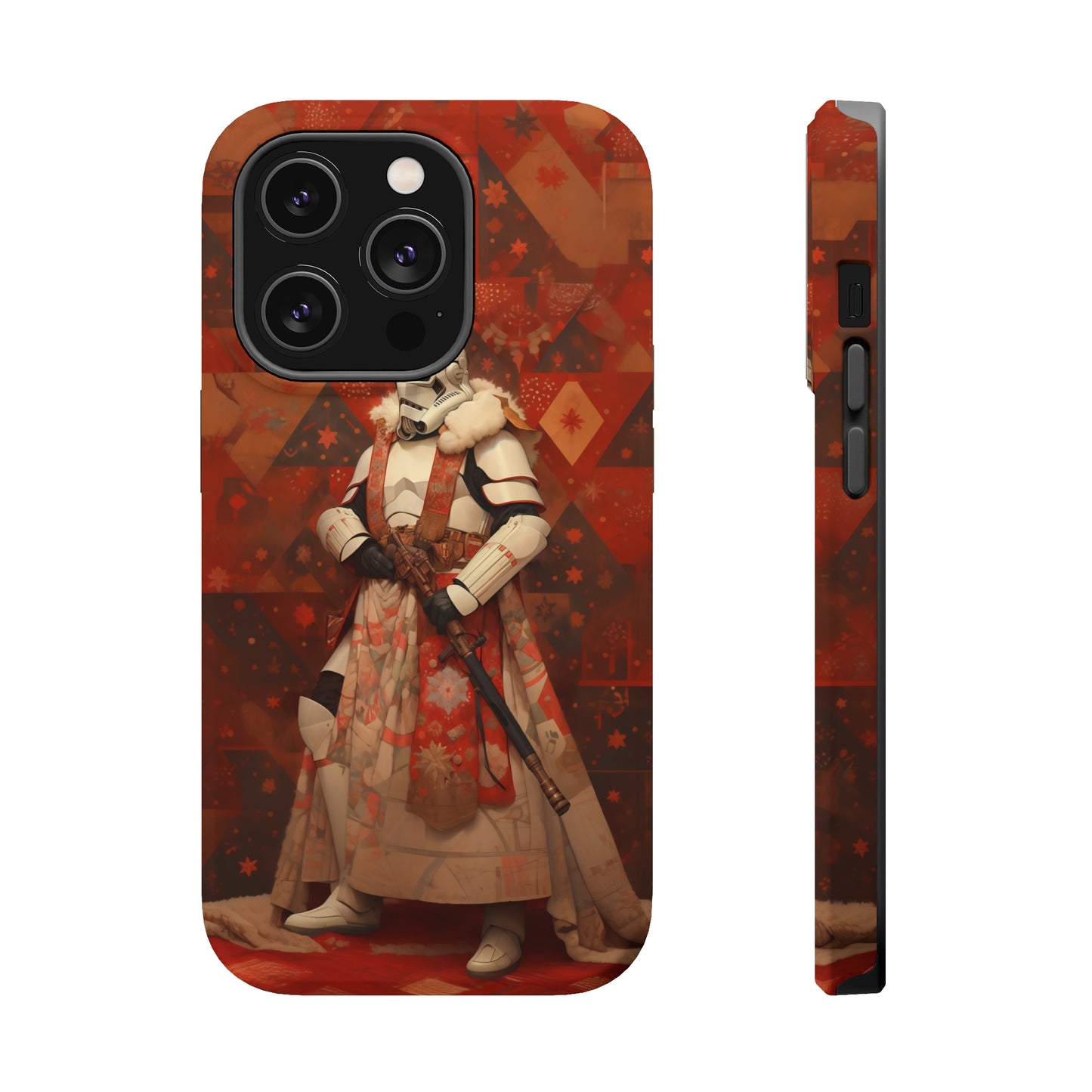 MagSafe Tough iPhone Case - Storm Trooper Norman Rockwell Christmas Card