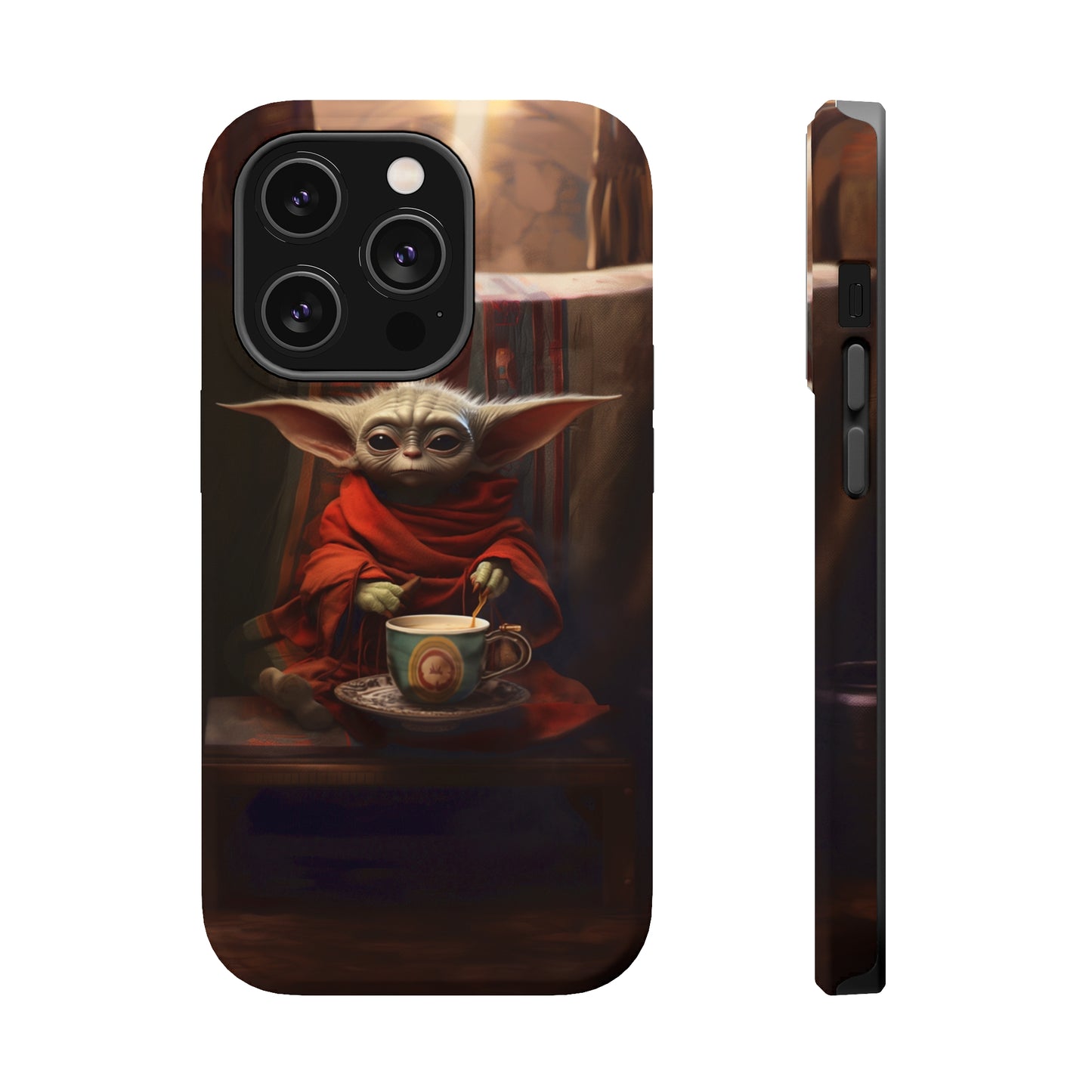 MagSafe Tough iPhone Case - "Caffeinated Cutie"