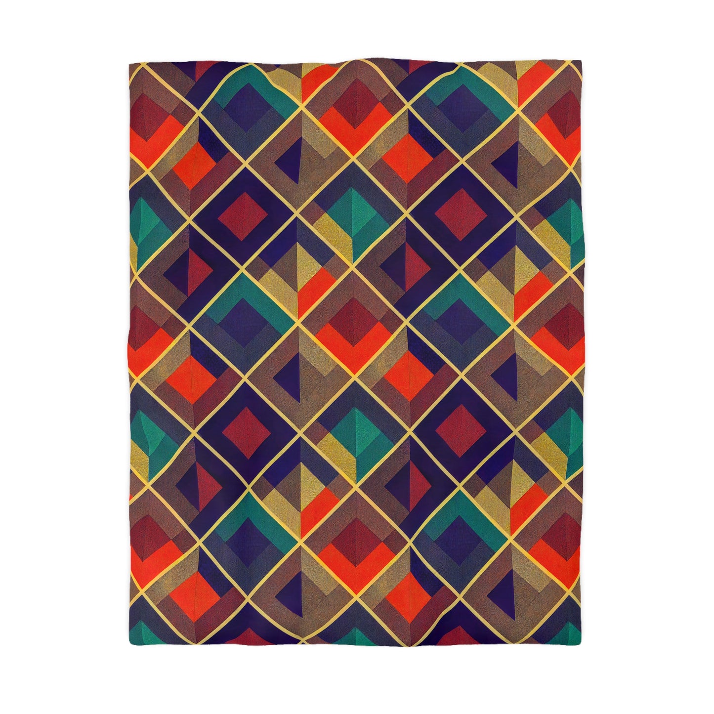 Duvet Cover - Herringbone Kaleidoscope