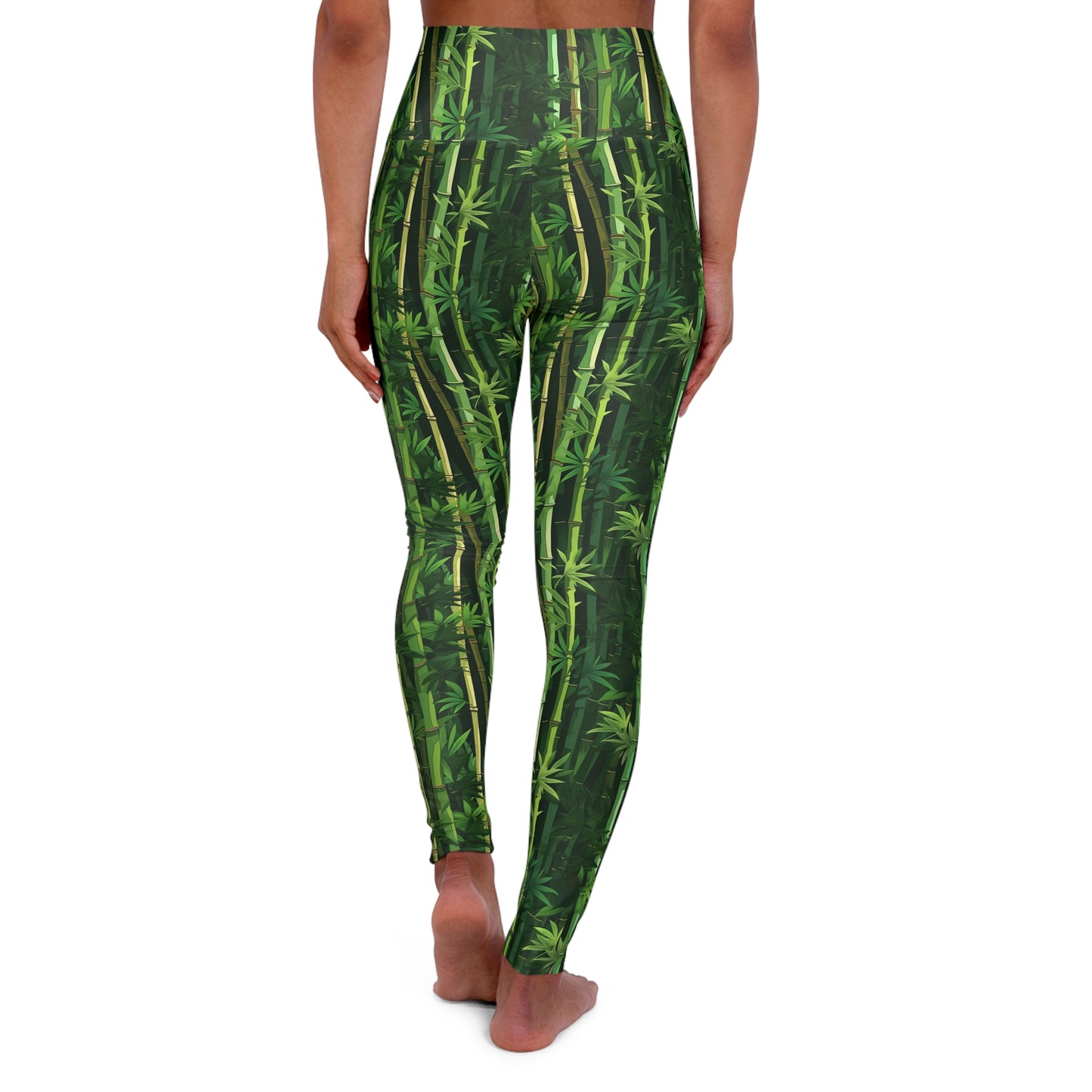 High Waisted Leggings - Secret Forest