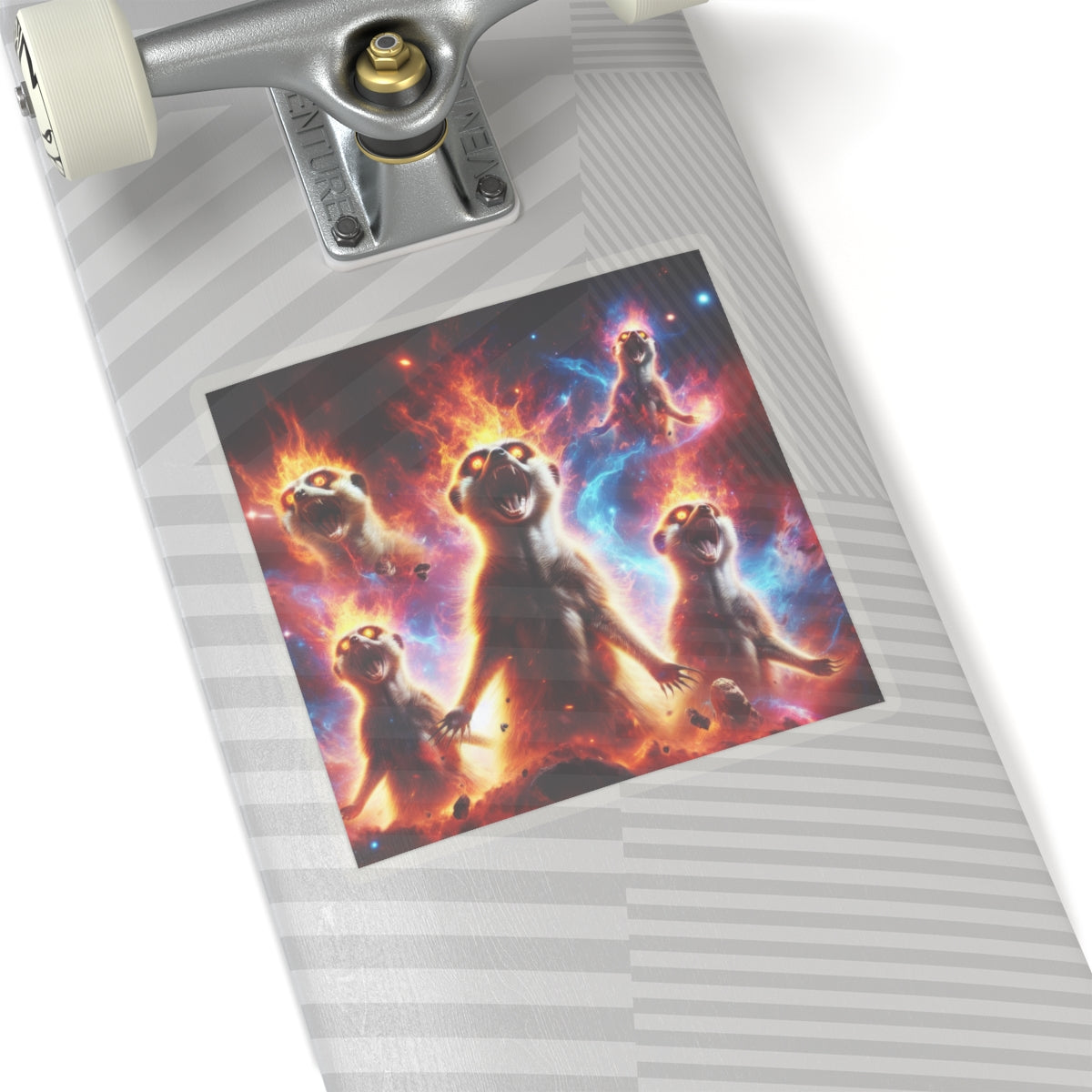 Kiss-Cut Stickers - Meerkat Cosmic Level