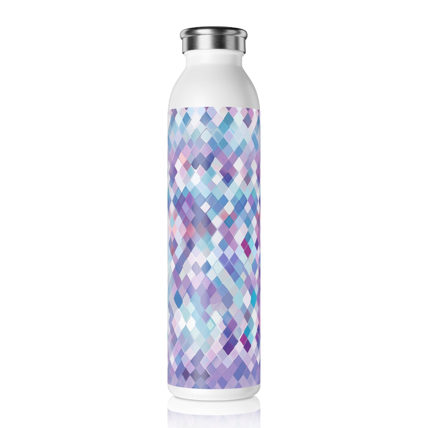 Slim Water Bottle - Regina Paris Argyle