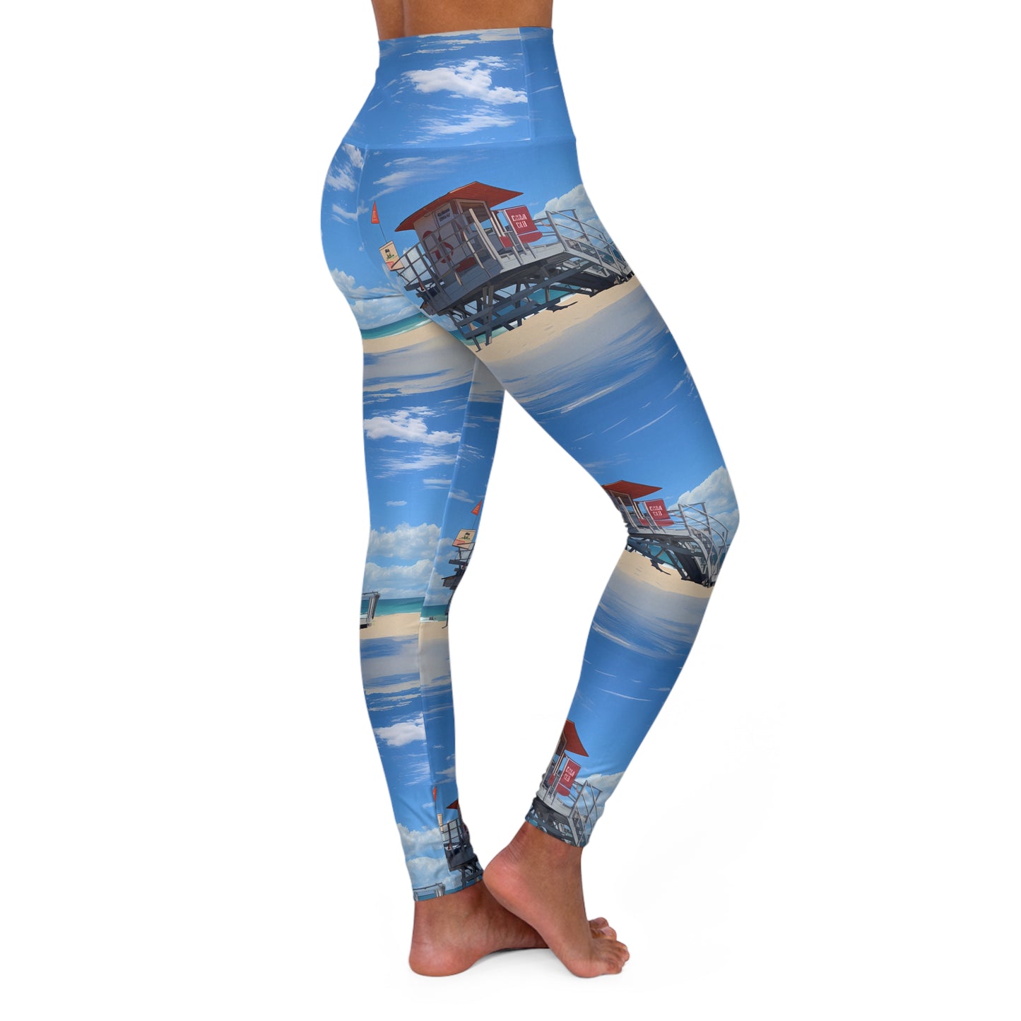 High Waisted Leggings - Love and Santa Monica